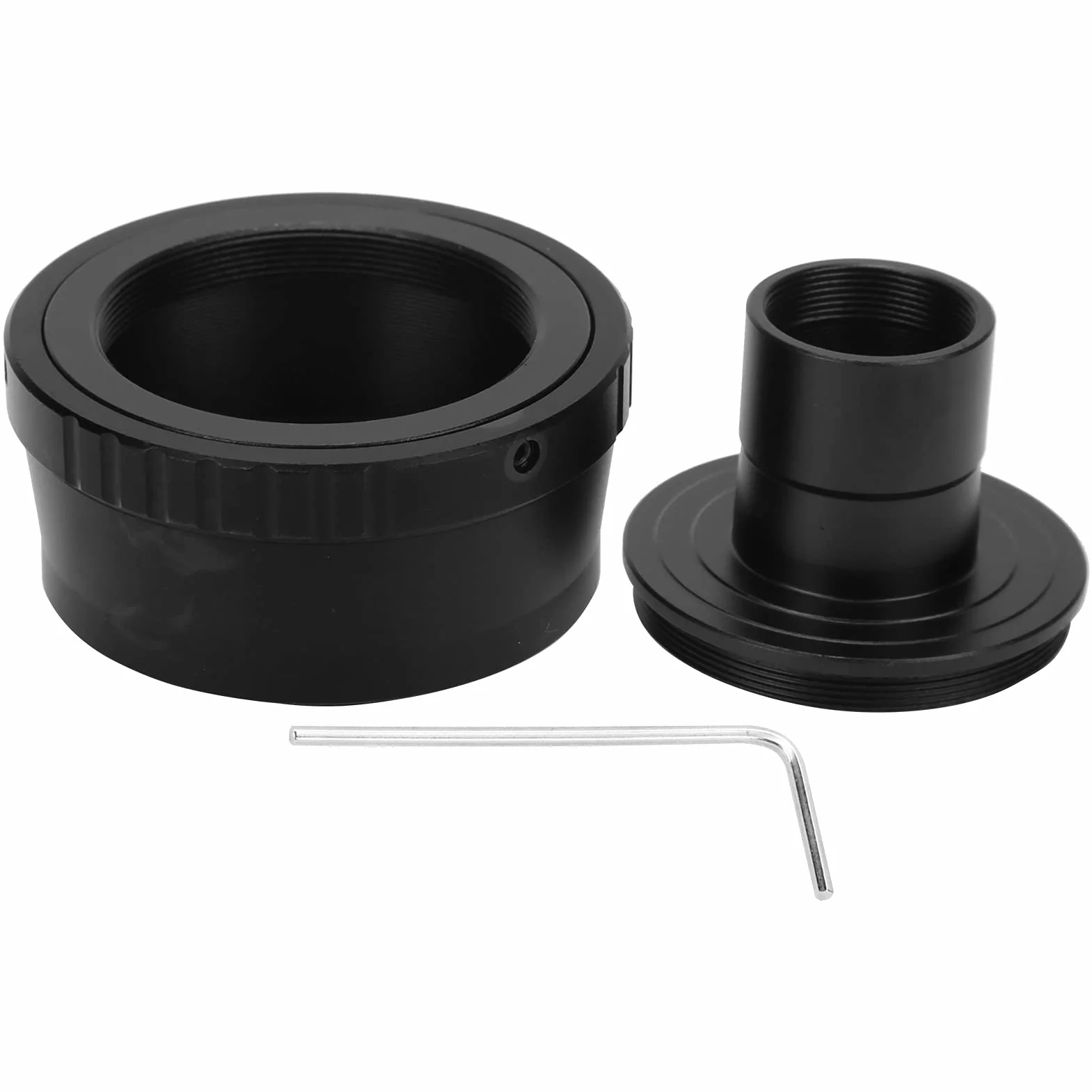 Zunate Adapter T, 23,2 mm, biologiczny mikroskop, rura przedłużająca T-Mount, pierścień adaptera T2 do aparatu M4 / 3-calowego M42x0,75 adapter obiektywu