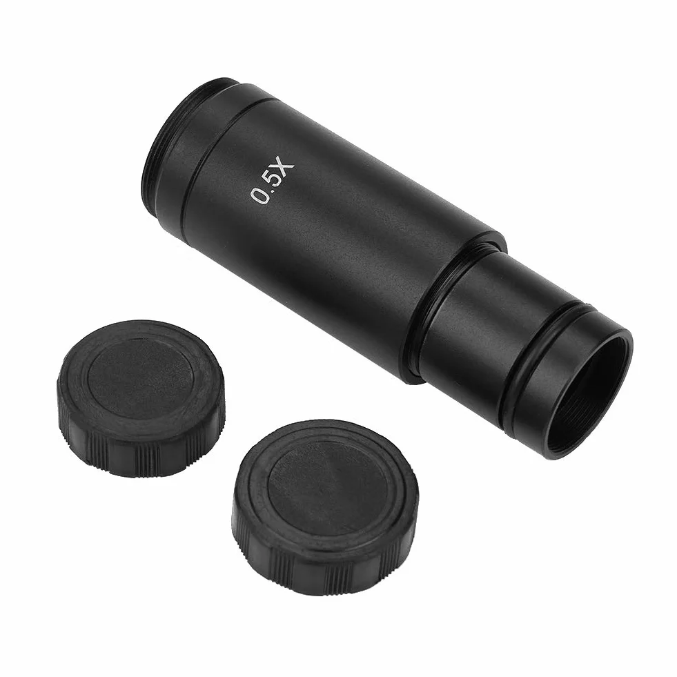 Adapter mikroskopu, 0,5x C-mount 30/30,5mm Adapter do mikroskopu Okular kamery CCD, adapter obiektywu