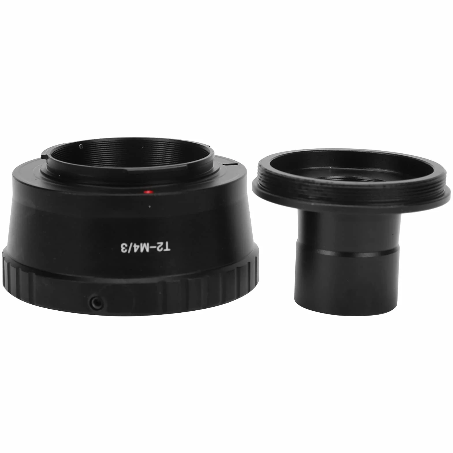 Zunate Adapter T, 23,2 mm, biologiczny mikroskop, rura przedłużająca T-Mount, pierścień adaptera T2 do aparatu M4 / 3-calowego M42x0,75 adapter obiektywu