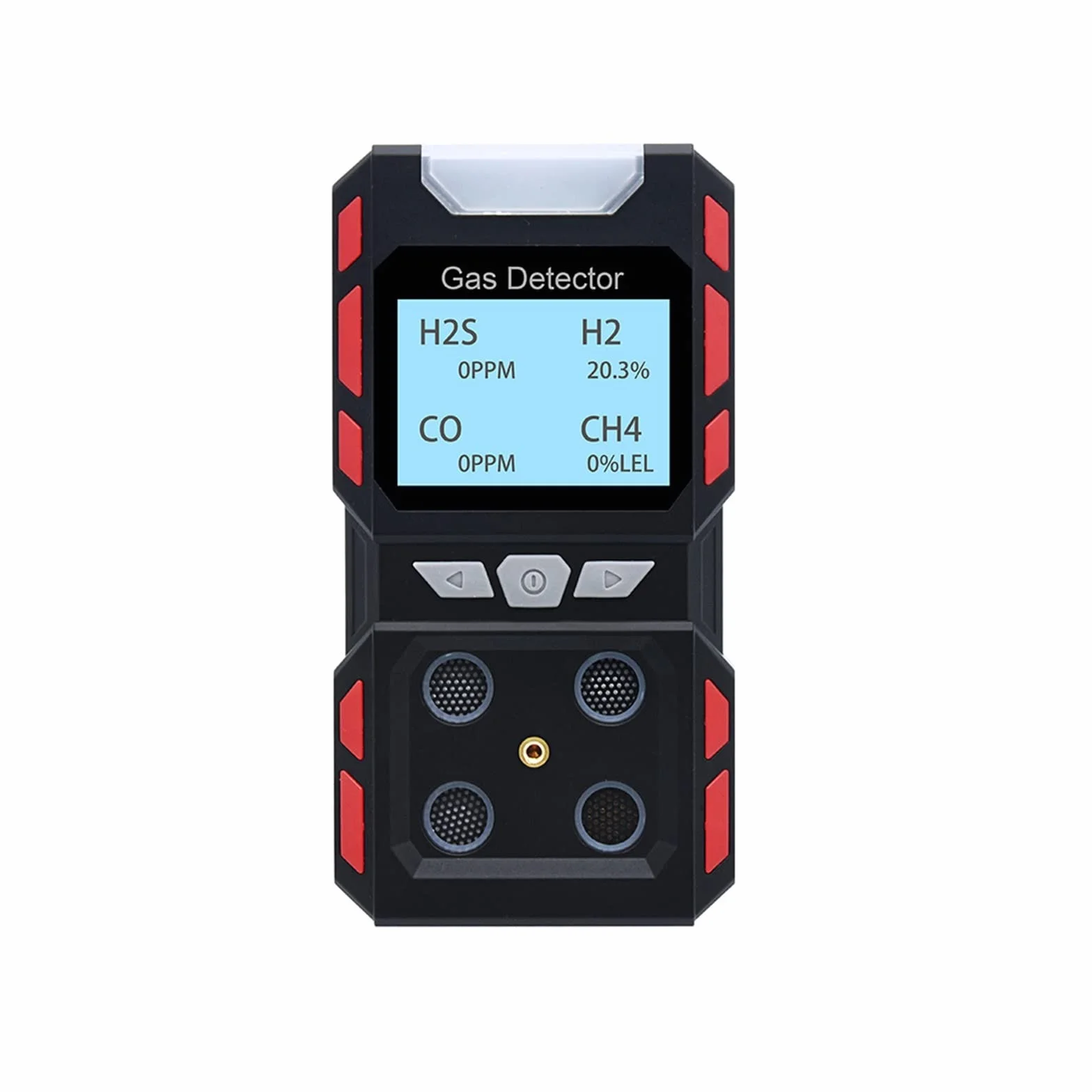 Detektor gazu Przemysłowy analizator gazów przenośny wykrywacz nieszczelności wielu gazów USB akumulator CH4 CO H2S O2 tester gazu wodoodporny czujnik gazu Alarm(A Gas Detector)