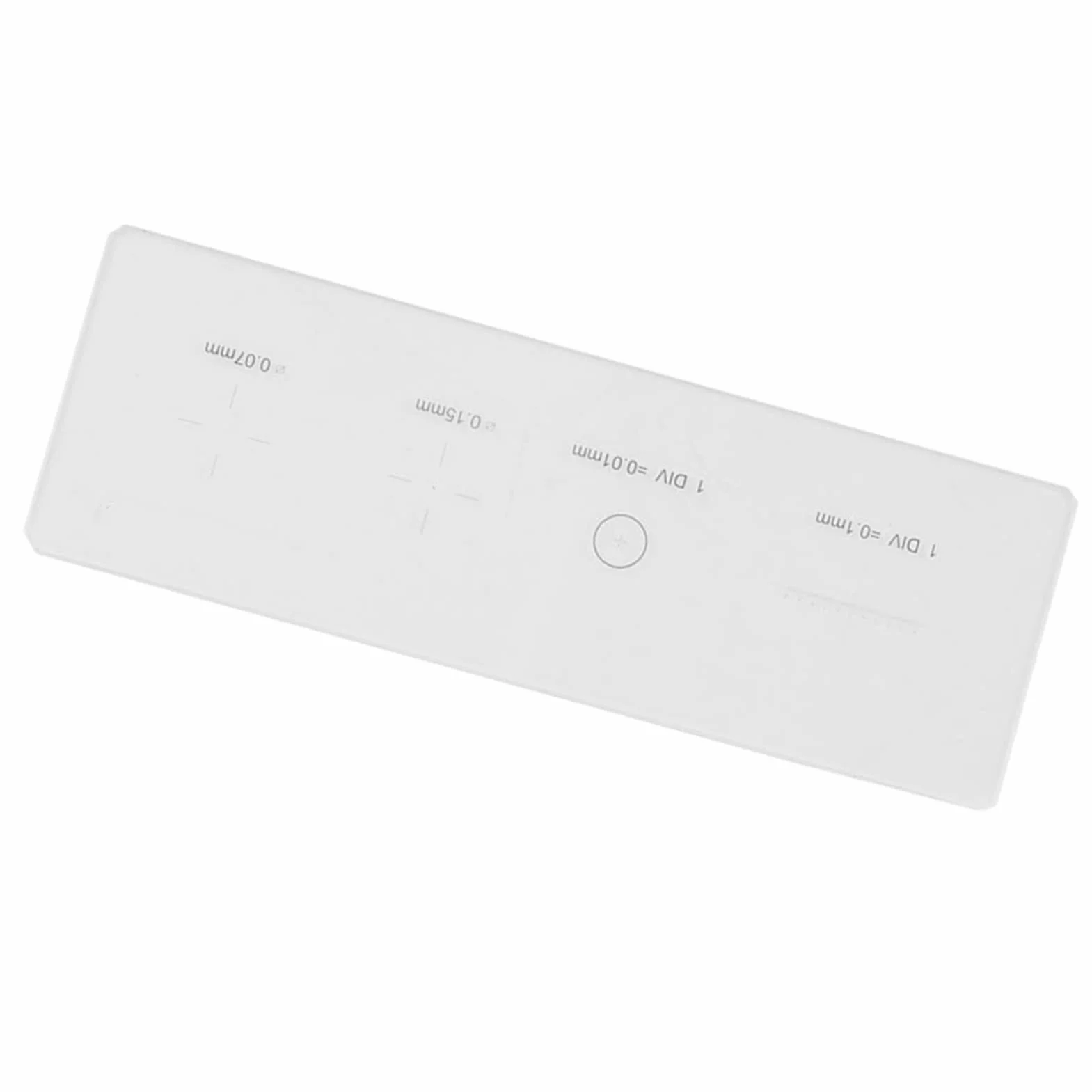 Oumefar DIV 0,01 mm K9 mikroskop obiektywny mikrometr celownik kalibracja linijka slajdów szklany mikrometr sceniczny do kamery USB