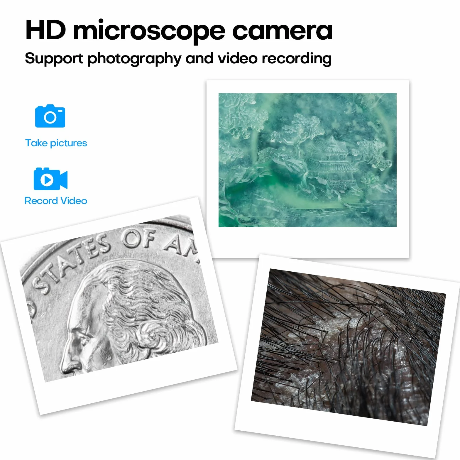 4K WiFi Cyfrowa kamera mikroskopowa dla iPhone Android Phone i Windows Mac PC, bezprzewodowy mikroskop ręczny 3840x2160P, przenośny mikroskop dla dorosłych i dzieci