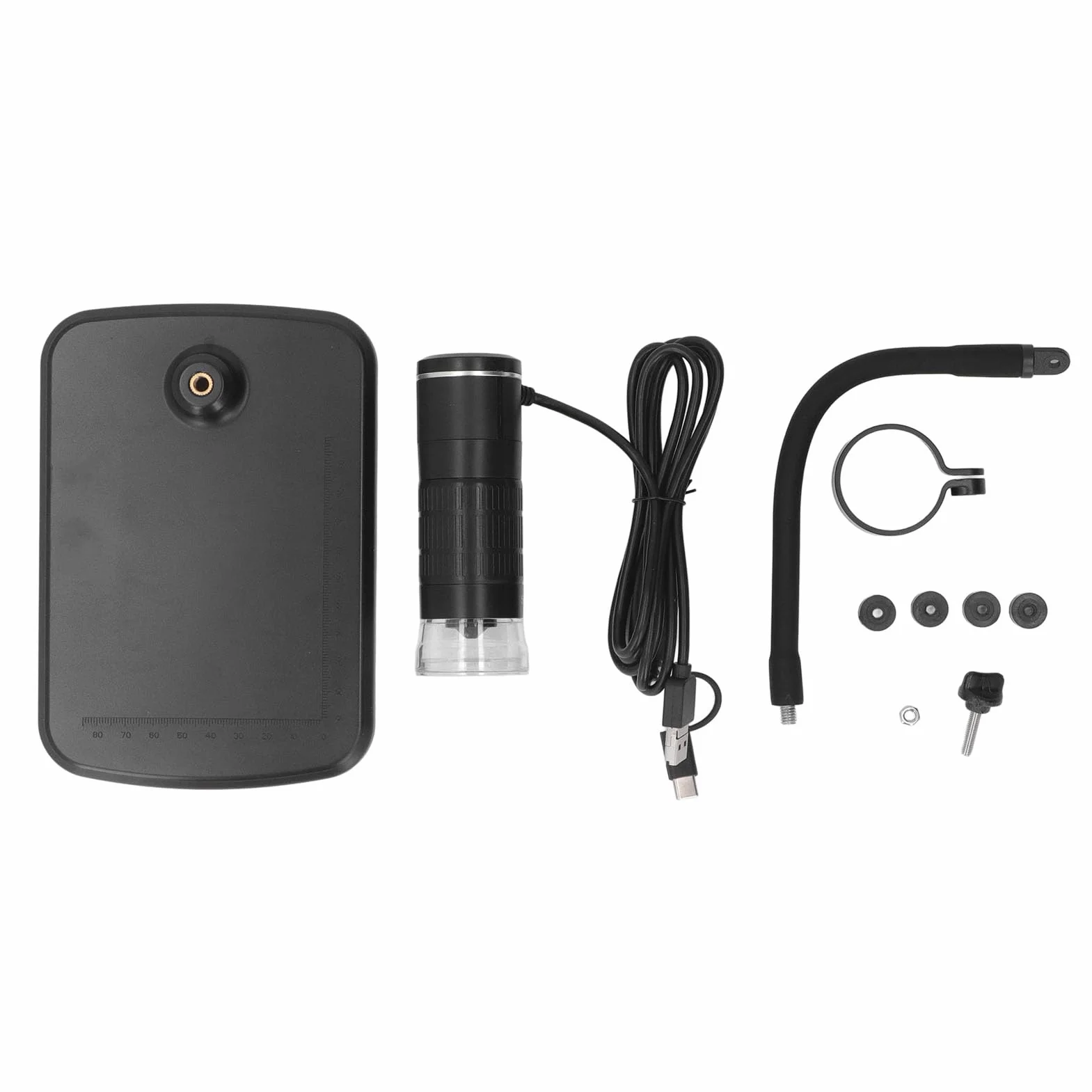 Bezprzewodowy Mikroskop Cyfrowy, 50-1000X 1080P Przenośna Kamera Mikroskopowa WiFi USB z 8 Diodami LED Lupa Kamera Mikroskopowa do Smartfona, Tabletu, Komputera