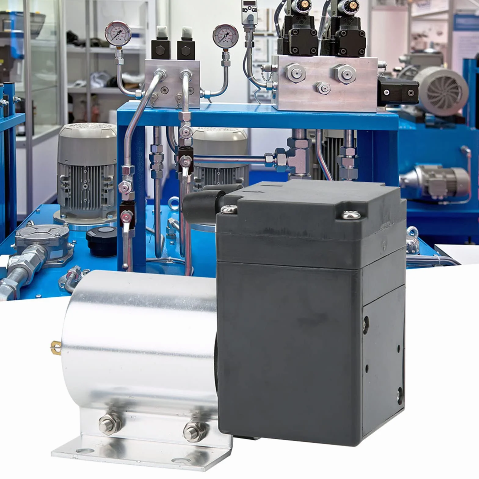 Pompa Próżniowa, Pompa Próżniowa, Elektryczna Pompa Próżniowa Pompy Ssące ze Stojakiem -80 KPa 10 W DC24 V/DC12 V 15L/min (DC12V)