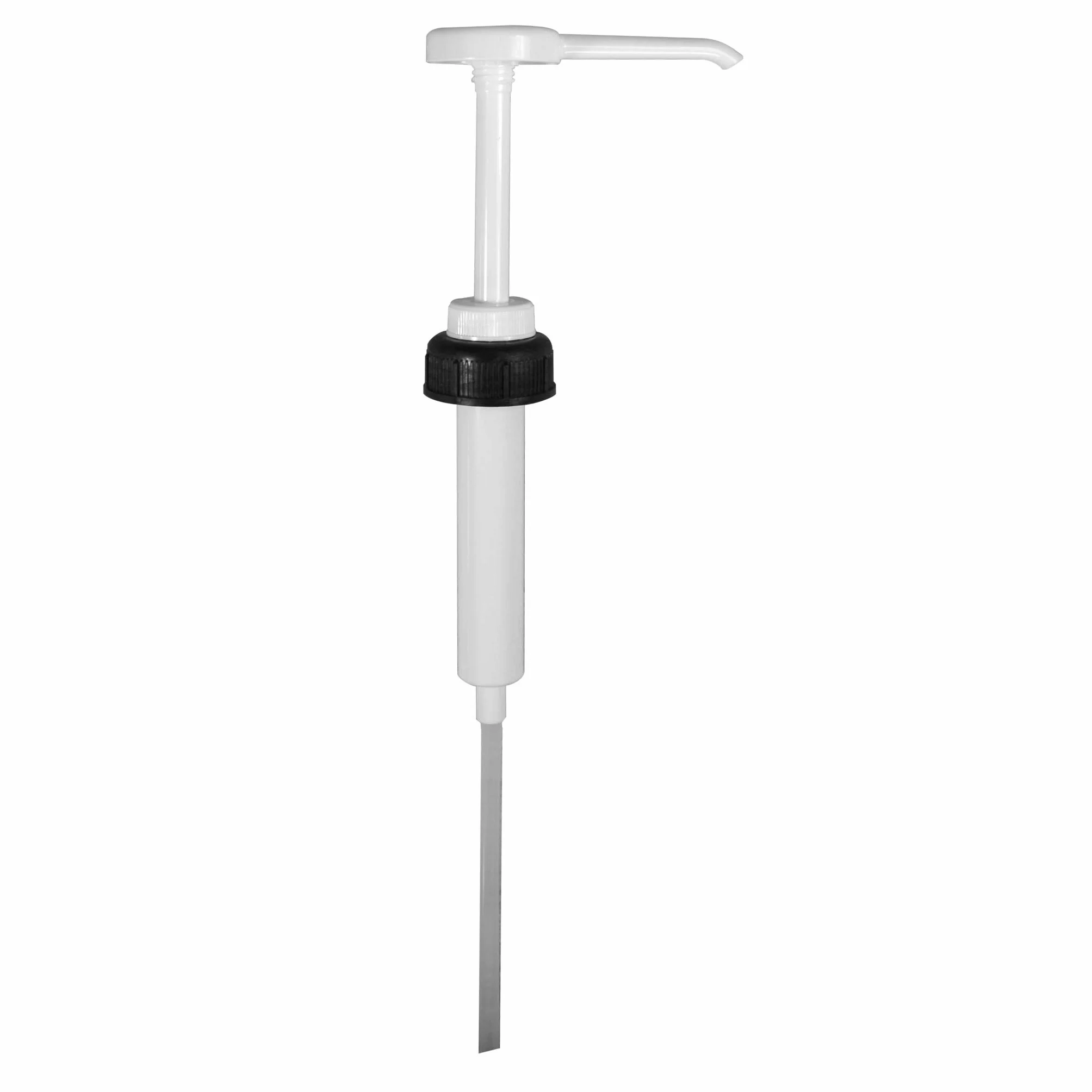 Pompa dozująca pasuje do wszystkich kanistrów ochronnych Dr.2,5 l, 5 l i 10 l (1 skok = 25-30 ml). pasuje do zamknięcia 45
