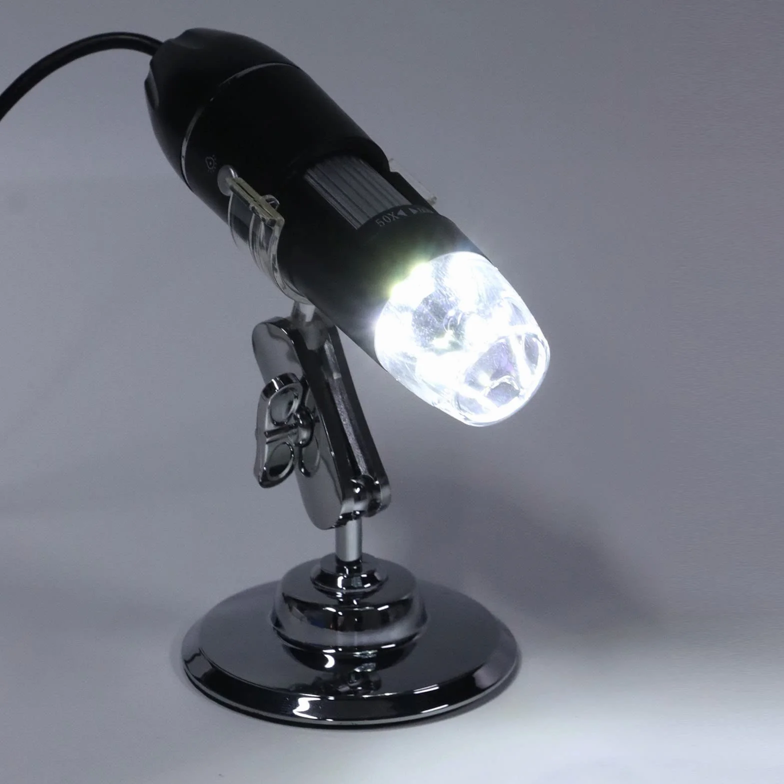 Mikroskop Cyfrowy, Powiększenie 1600X HD Przenośne Mikroskopy Ręczne, 8 Diod LED, USB Typu C 2 w 1, Elektroniczny Mikroskop Cyfrowy dla Systemu Android