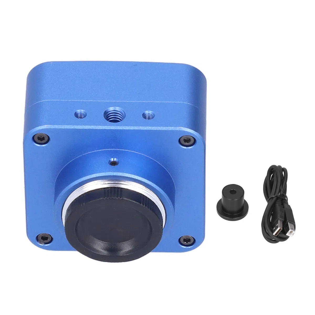 Wakects Kamera Mikroskopowa USB o Rozdzielczości 5 MP, Przemysłowa Kamera Mikroskopowa CMOS ze Stopu Aluminium 2592 X 1944 ze Skanowaniem Progresywnym Automatyczna Ręczna Ekspozycja dla Użytkowników