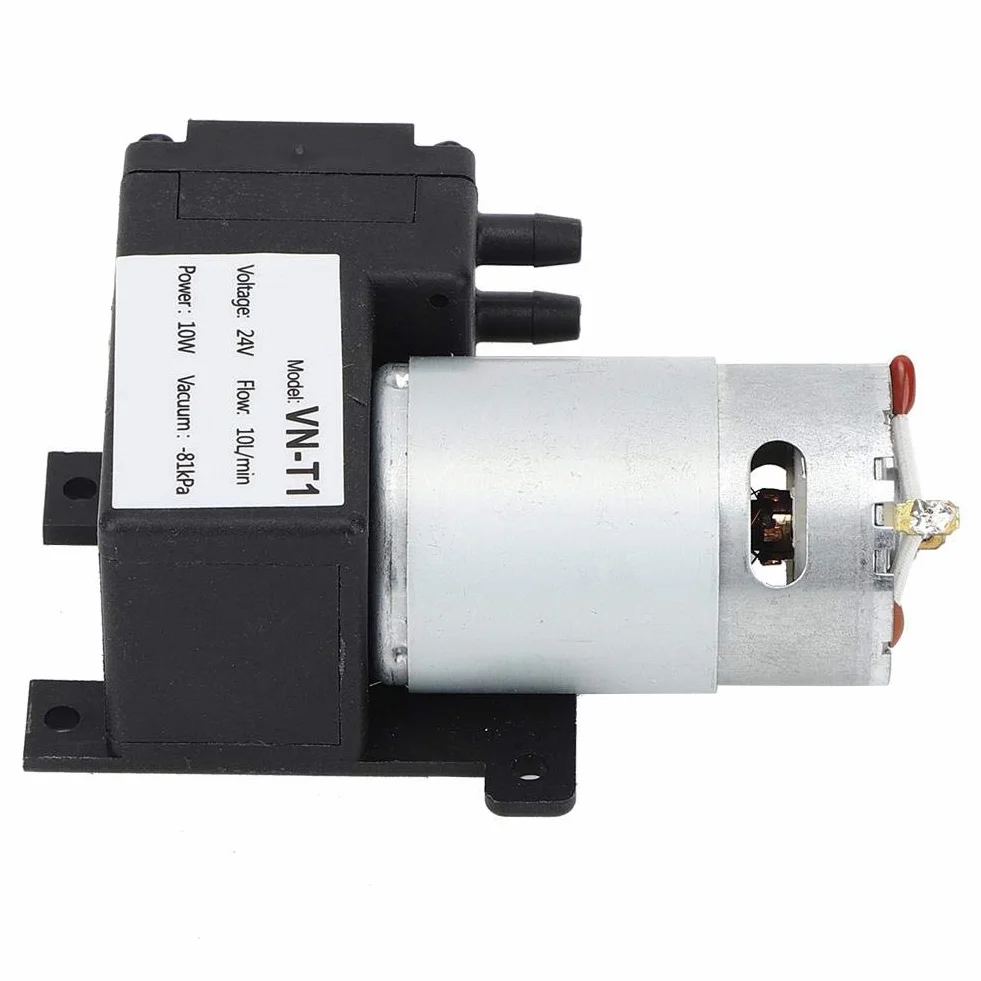 Pompa próżniowa DC 12V/24V Mini, 10L/min Cicha sprężarka powietrza VN-T1((DC24V))