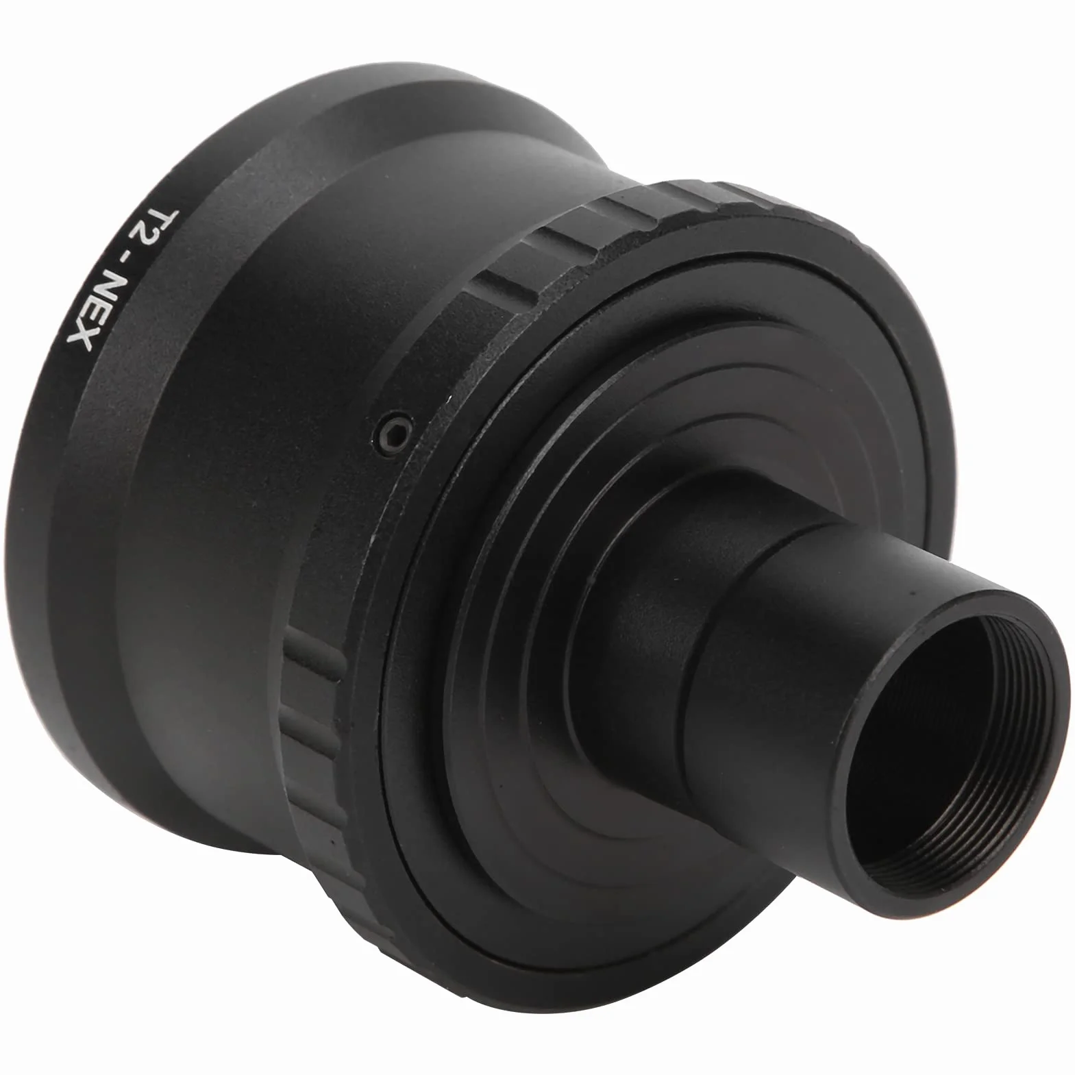 Pierścień Adaptera T Mount do Mikroskopu, 23,2 Mm Rura Przedłużająca do Mikroskopu T Mount Pierścień Adaptera T2 do Mocowania Sony E Mount