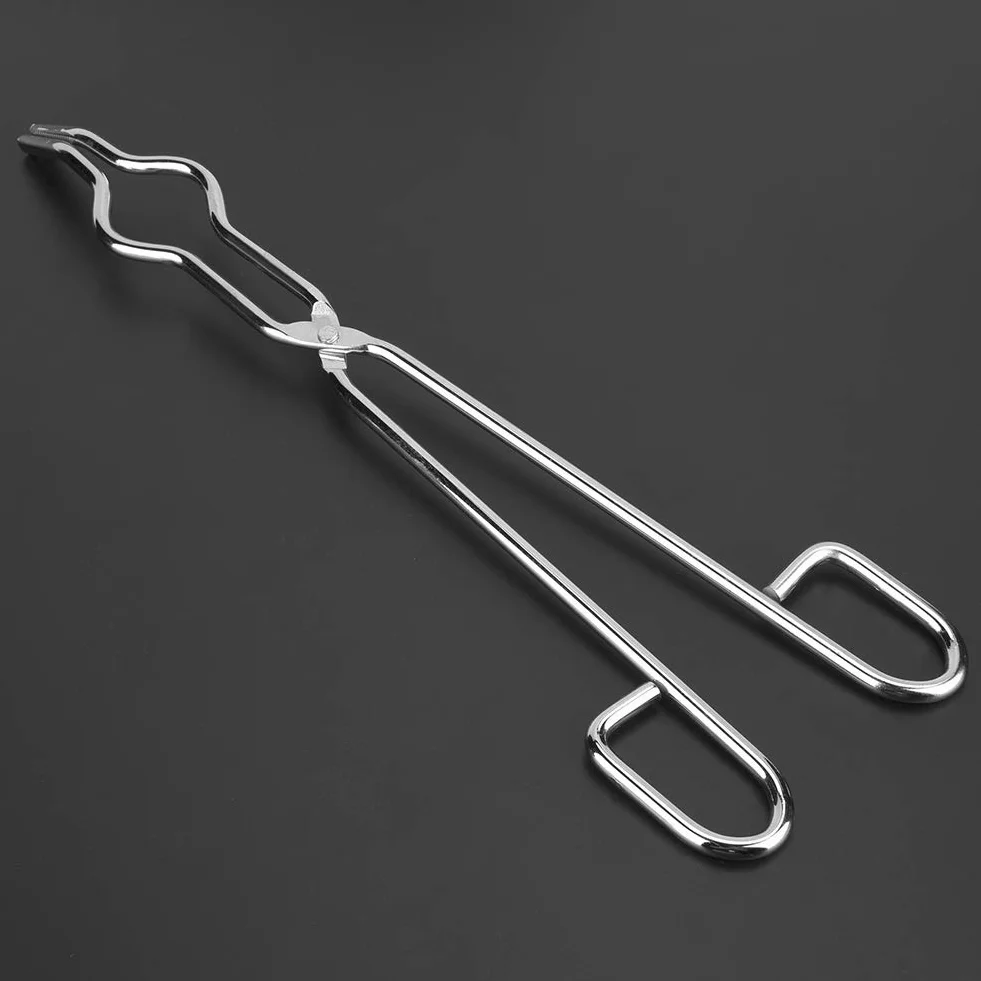 Szczypce do Tygla ze Stali Nierdzewnej Zacisk do Zlewek Szczypce z Nitami Laboratoryjnymi do Nitów Lotniczych Szczypce do Tygla(300mm)