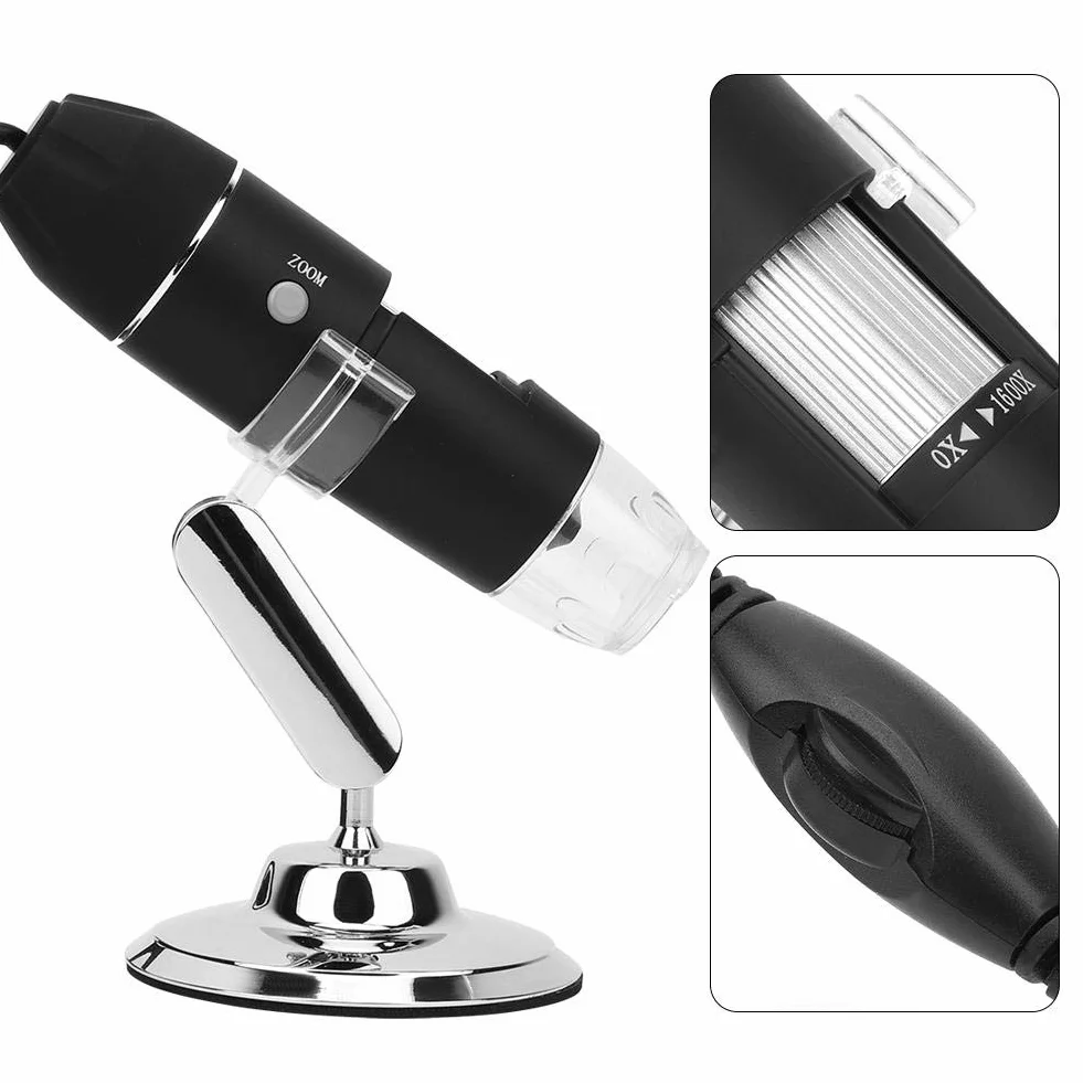 Ausla Mikroskop elektronowy, S4T-30W-D, 1600X LED, cyfrowy mikroskop HD, ręczny mikroskop z uchwytem