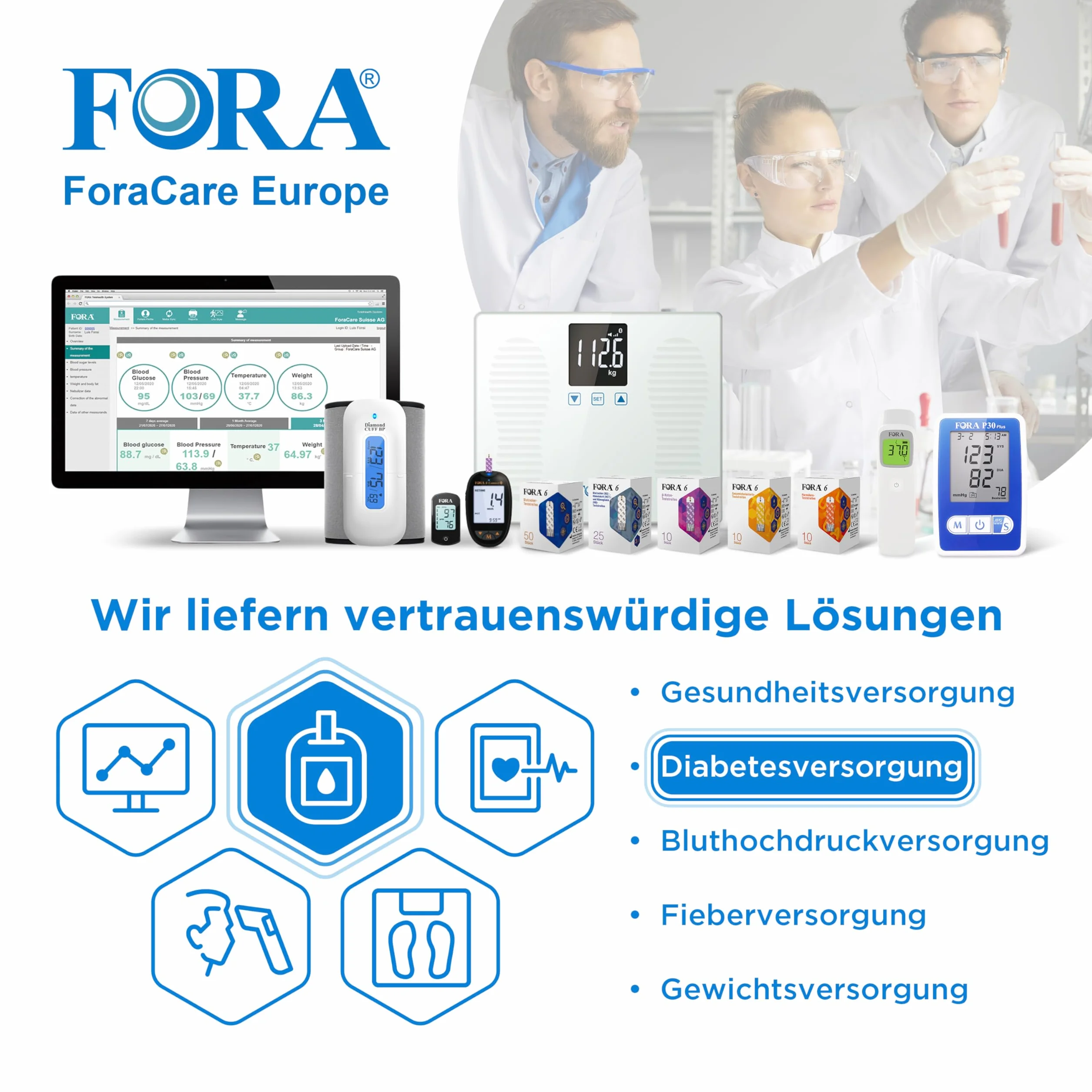 FORA Komfortowe igły do insuliny (32G, 4 mm) – uniwersalne zastosowanie, opakowanie 100 sztuk