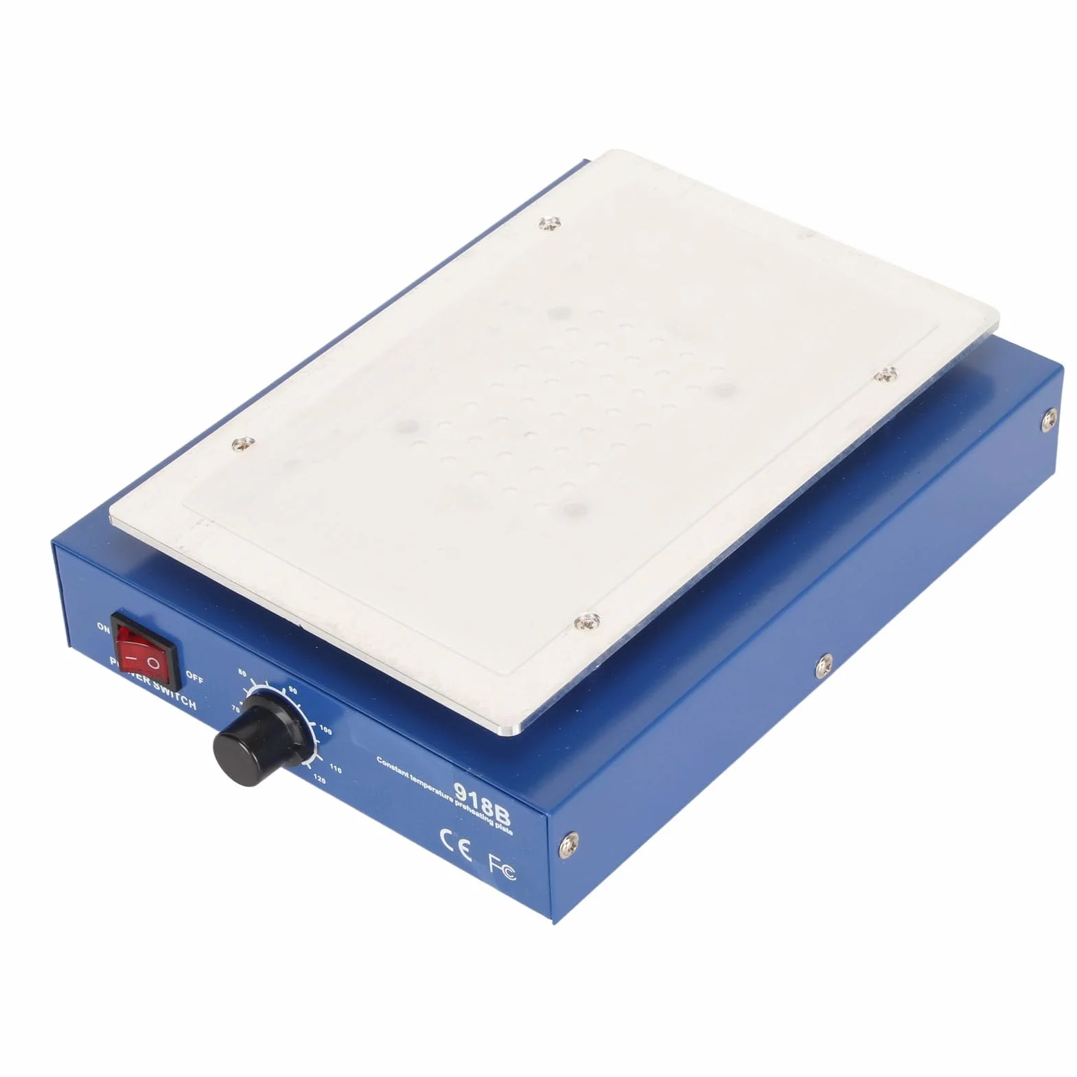 450 W Płyta Grzejna do Lutowania LED Mikrokomputer Elektryczna Stacja Lutownicza Wstępne Podgrzewanie Płyta Grzejna Spawacza, Wstępne Podgrzewanie ze Stopu Aluminium (Wtyczka UE