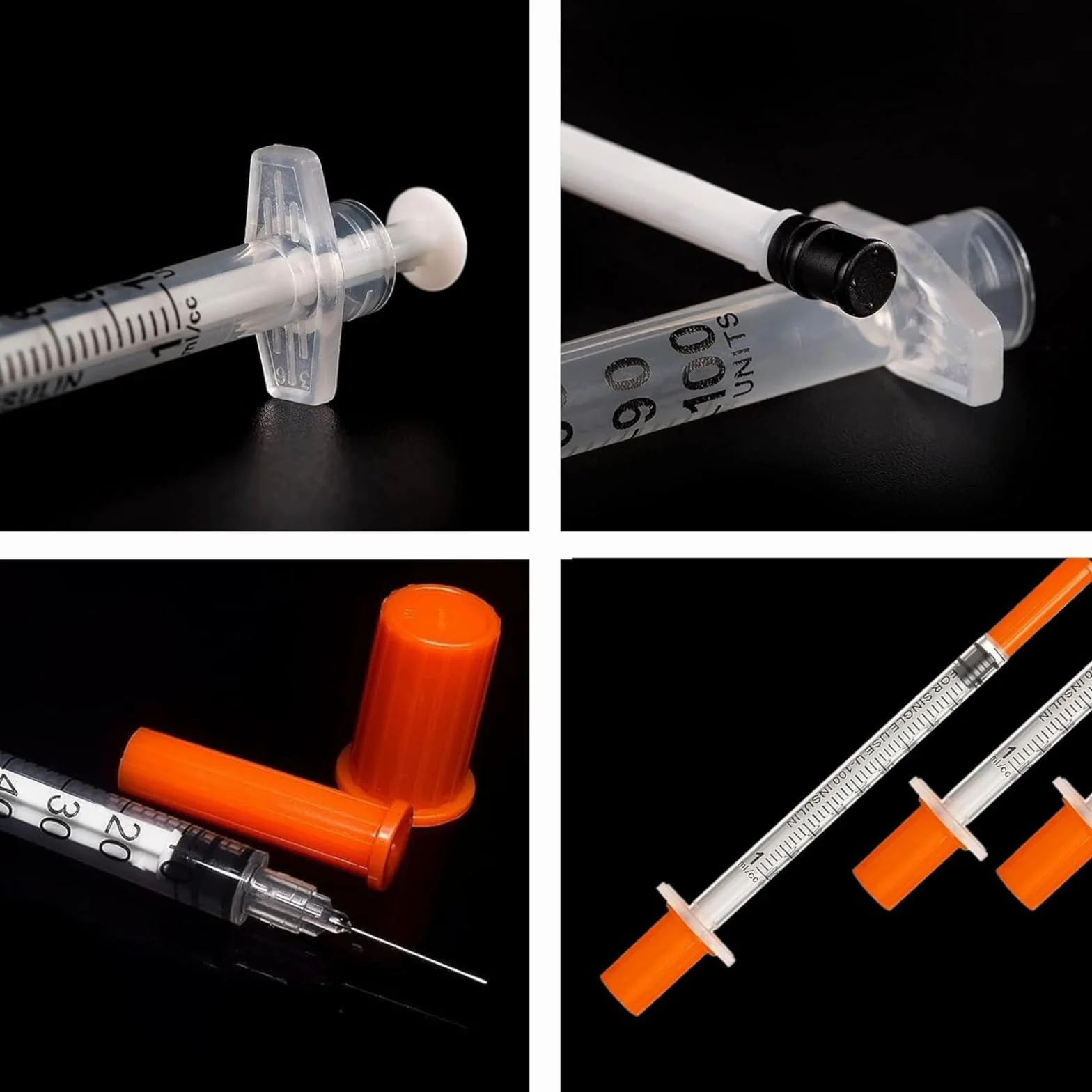 40 1 ml/cc 0,3 x 8 mm Wielofunkcyjne plastikowe strzykawki, plastikowe uniwersalne narzędzia pomiarowe, pojedyncze opakowanie, wyraźne oznaczenie skali, łatwe w użyciu i czyszczeniu