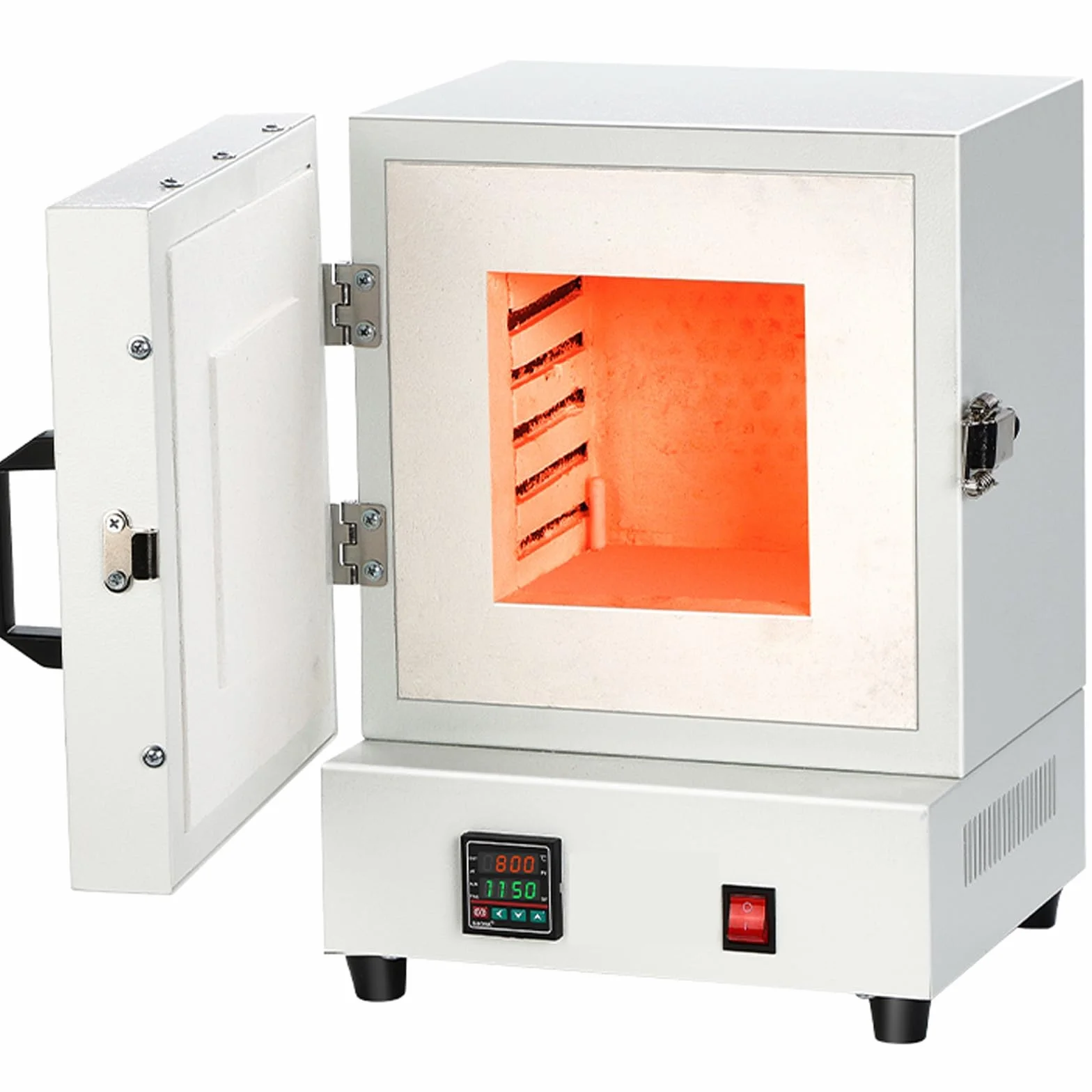 Elektryczny piec muflowy laboratoryjny ceramiczny o mocy 2000 W, 0-1150°C, elektryczny piec muflowy laboratoryjny zamknięty, zamknięty piec wysokotemperaturowy, piece elektryczne ze zintegrowanym