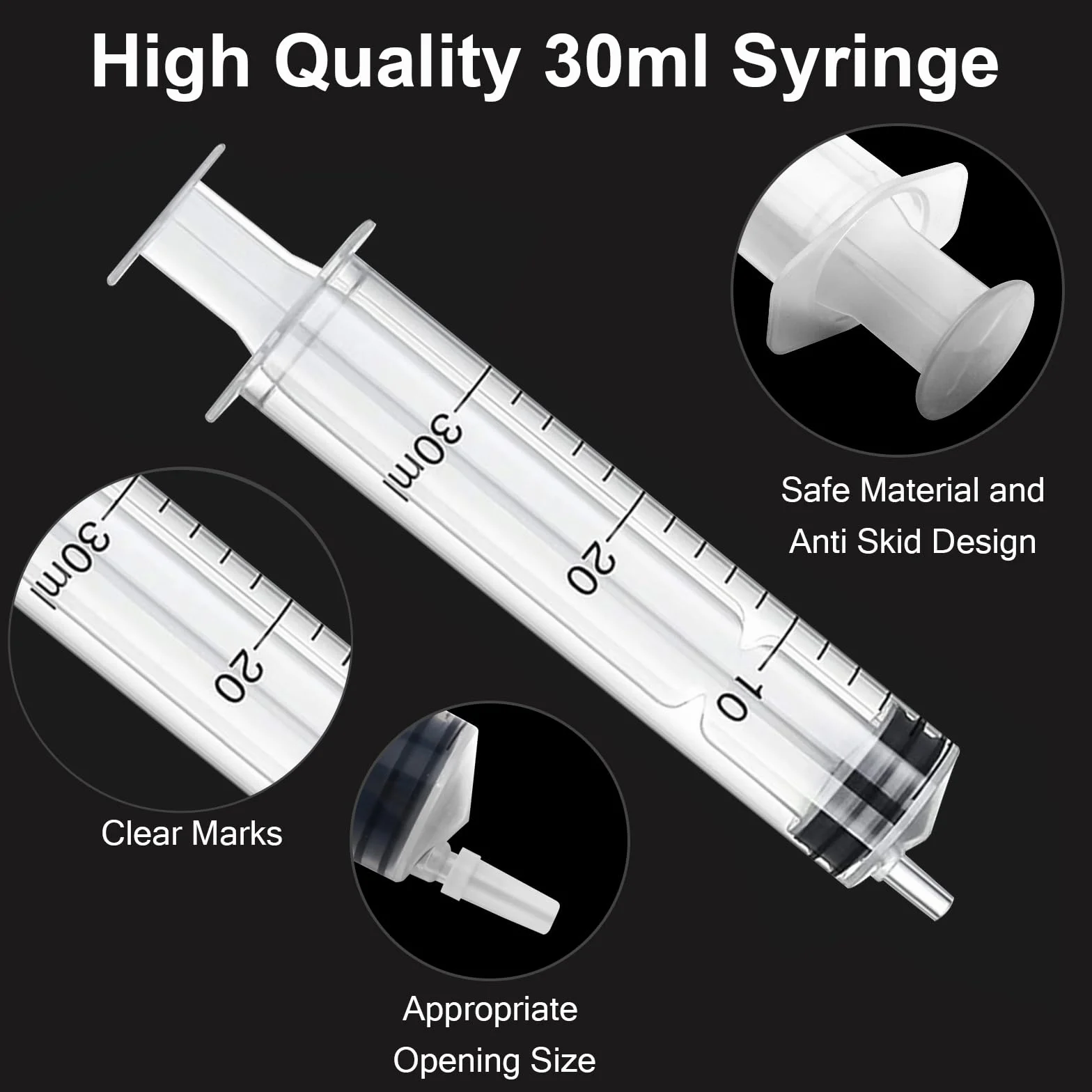 10 sztuk strzykawek po 30 ml, sterylne strzykawki z plastikową pokrywą, strzykawki z tworzywa sztucznego do oleju hamulcowego, wielokrotnego użytku, do karmienia małych zwierząt domowych, oleju