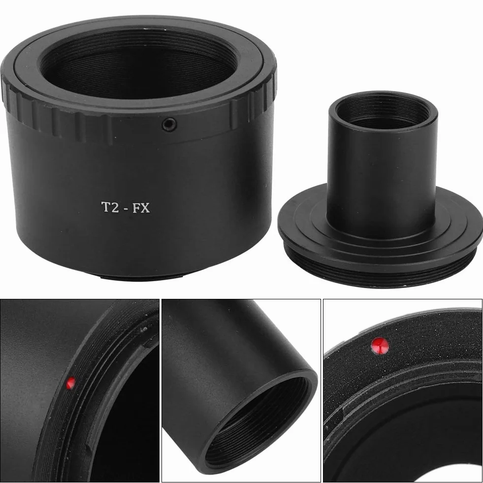 Tbest Adapter do Mikroskopu 23,2mm Fuji FX Adapter do Mikroskopu 23,2mm Fuji FX Inne Akcesoria do Teleskopów T2FX Metalowy pierścień Adaptera do Mikroskopu z Mocowaniem T 23,2mm do