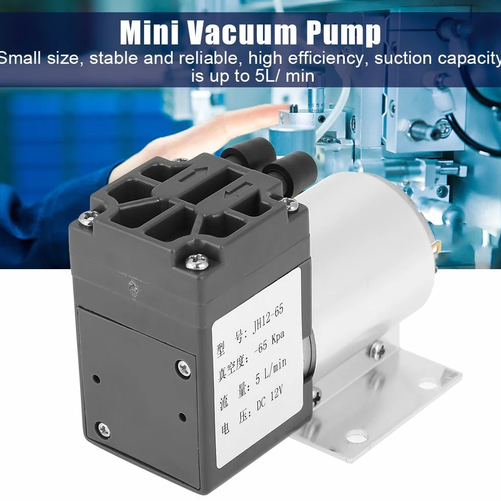 Pompaggio di spirazione a pressione negativa con pompa a vuoto DC 12 V 5 l/min 120 kpa con supporto 500mA (DC 12 V 5 l/min)