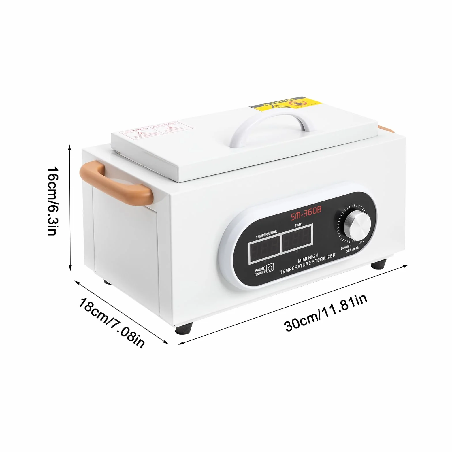 Inteligentny wyświetlacz cyfrowy 300 W, szafka w autoklawie 2,2 l, sterylizator gorącego powietrza, szafka do dezynfekcji 50-200°C, sterylizator w wysokiej temperaturze, z timerem, do instrumentów,