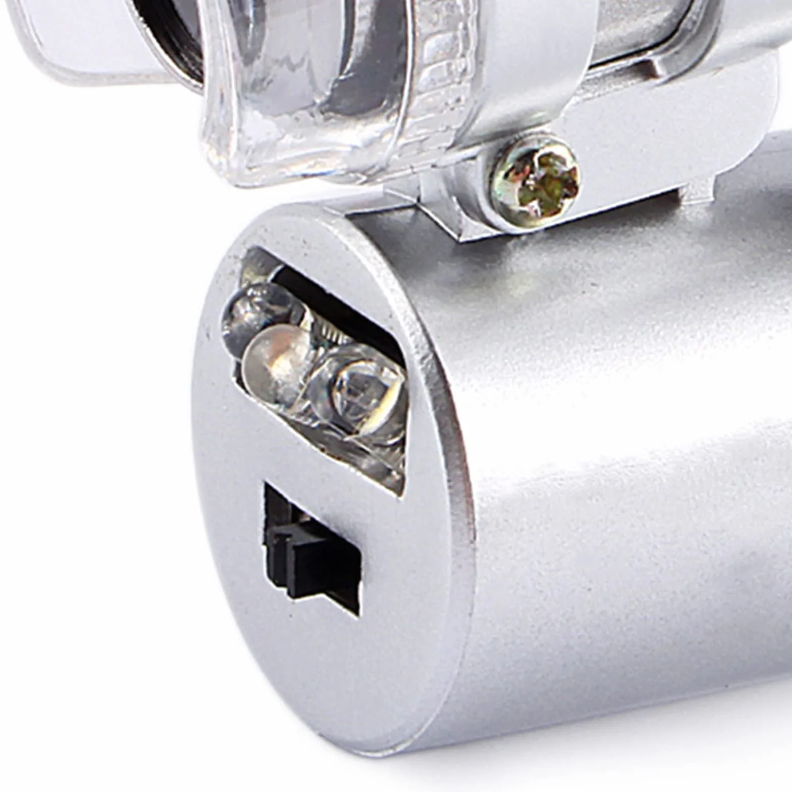 Mikroskop kieszonkowy z oświetleniem UV LED, potężne 60-krotne powiększenie do kontroli biżuterii