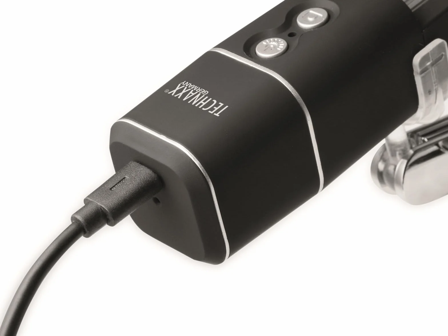 Technaxx mikroskop WiFi FullHD TX-158 – 1000-krotne powiększenie, Wi-Fi, FullHD, zdjęcia, wideo, zoom, obserwacja natury, gwiazdy, ogród, ze statywem do wyraźnych zdjęć, LED, bezprzewodowy