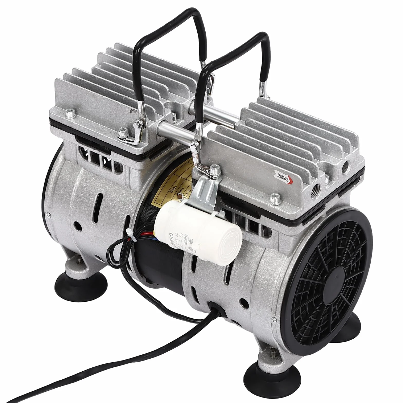 Pompa próżniowa 550 W, 1400 obr./min, bezolejowa, laboratoryjna, pompa podciśnieniowa 120 l/min, do laboratorium, sprzętu kosmetycznego, medycyny