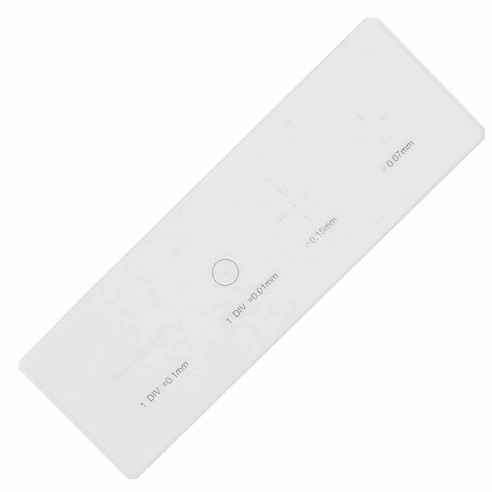 Oumefar DIV 0,01 mm K9 mikroskop obiektywny mikrometr celownik kalibracja linijka slajdów szklany mikrometr sceniczny do kamery USB