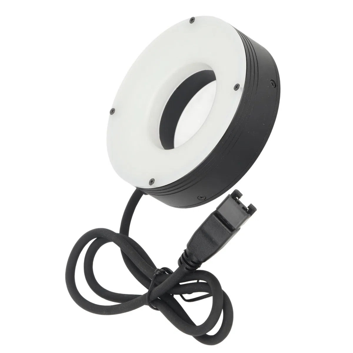 Asixxsix Lampa Mikroskopowa, Regulowana jasność, Równomierne Oświetlenie, Lampa Mikroskopowa LED, z Dwupinowym Interfejsem do Monokularowych Mikroskopów Dwuokularowych i Trójokularowych