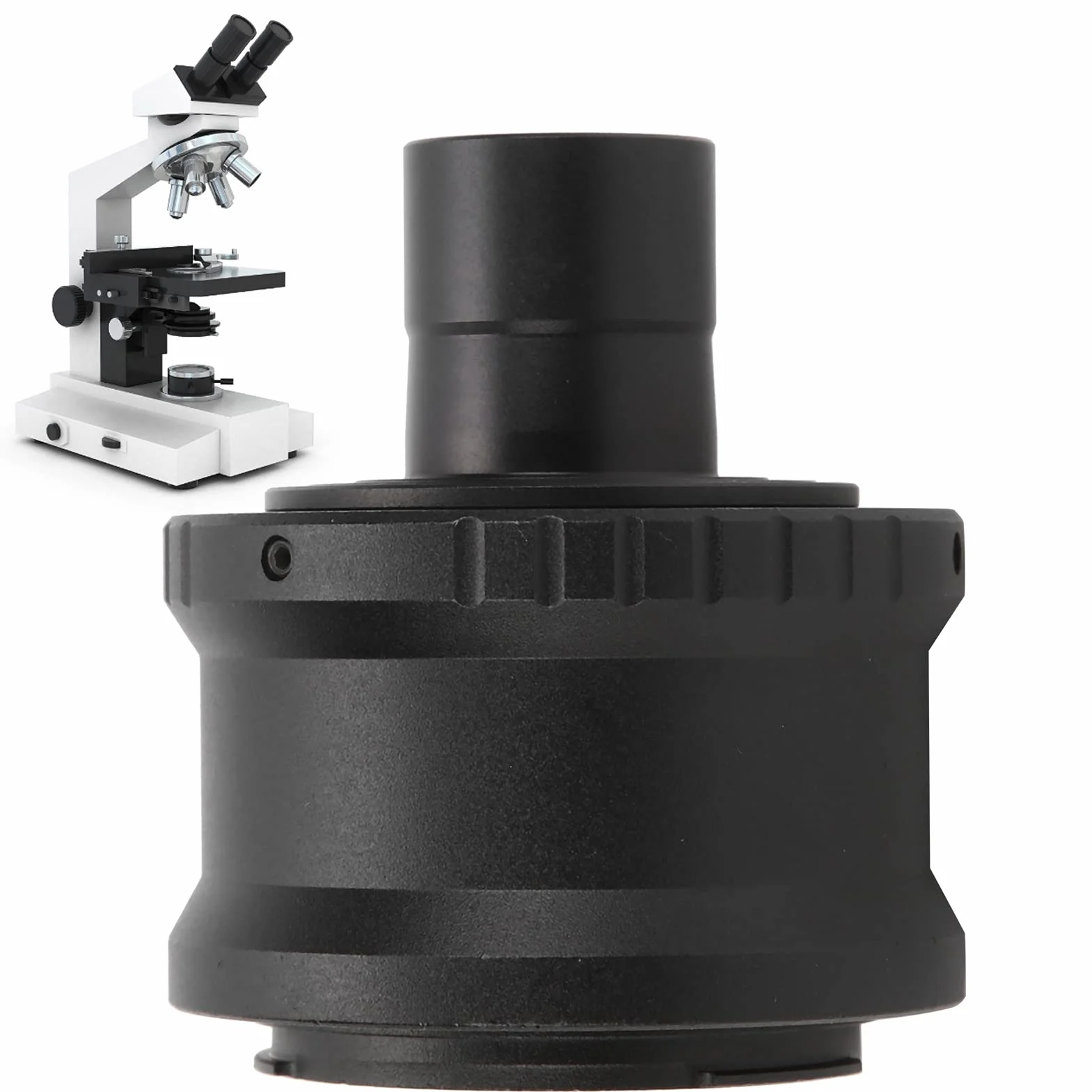 Pierścień Adaptera T Mount do Mikroskopu, 23,2 Mm Rura Przedłużająca do Mikroskopu T Mount Pierścień Adaptera T2 do Mocowania Sony E Mount