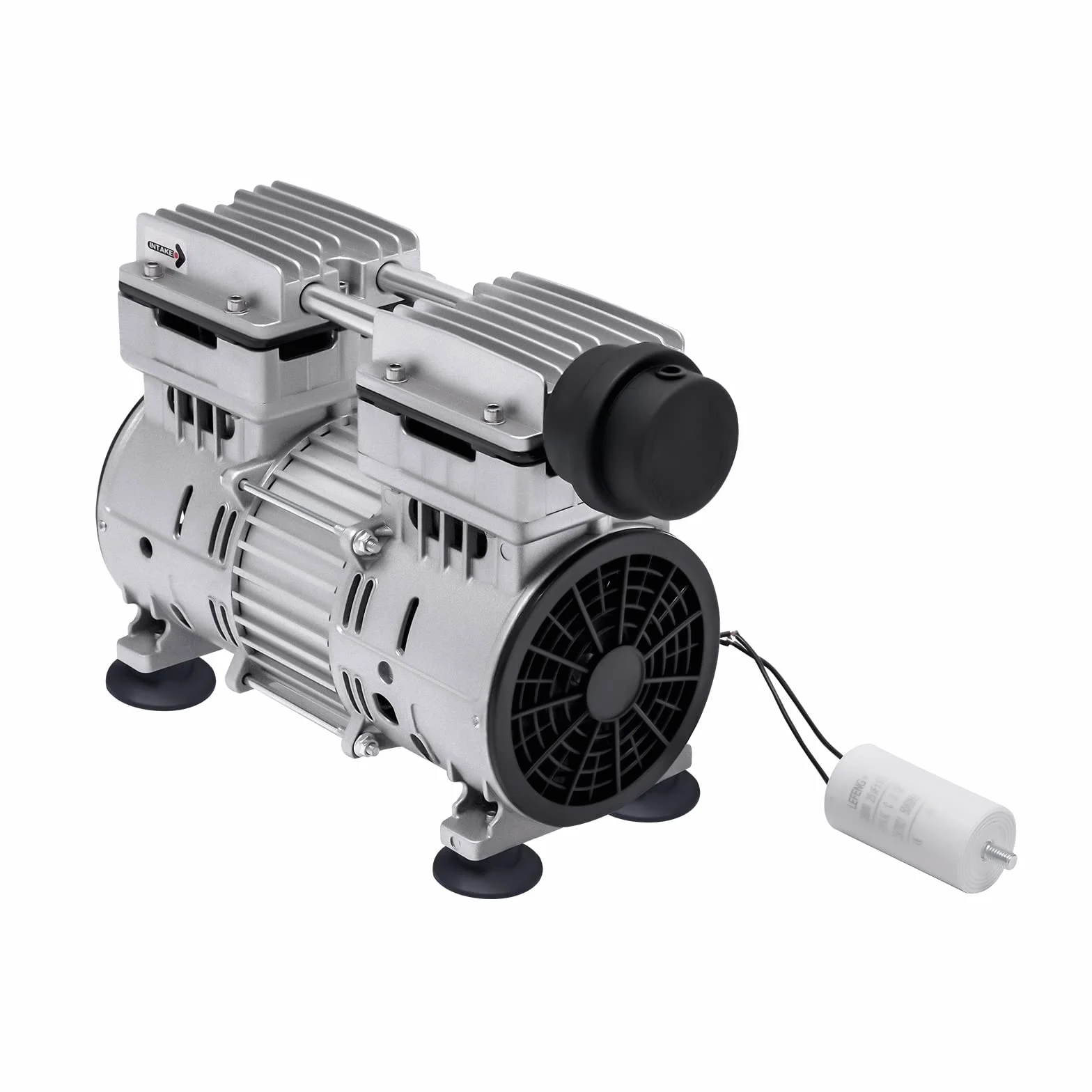 Bezoleista pompa próżniowa 500 W, pompa próżniowa do laboratorium przemysłowego 1440 obr./min, ochrona przed przegrzaniem, cicha, bezolejowa pompa podciśnieniowa próżniowa, pompa ciśnieniowa