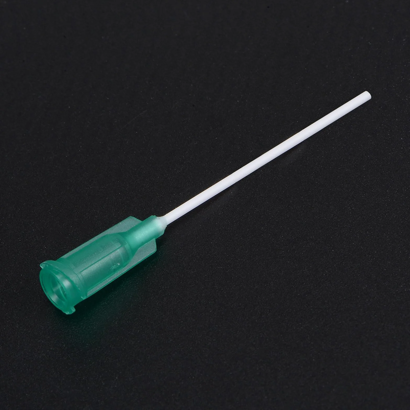 QUARKZMAN 50 sztuk igieł z tworzywa sztucznego 18 G z tworzywa sztucznego z końcówką Luer-Lock, 1,5" rurka igłowa PTFE, PP odporna na wysokie temperatury końcówka z tworzywa sztucznego do pistoletu do