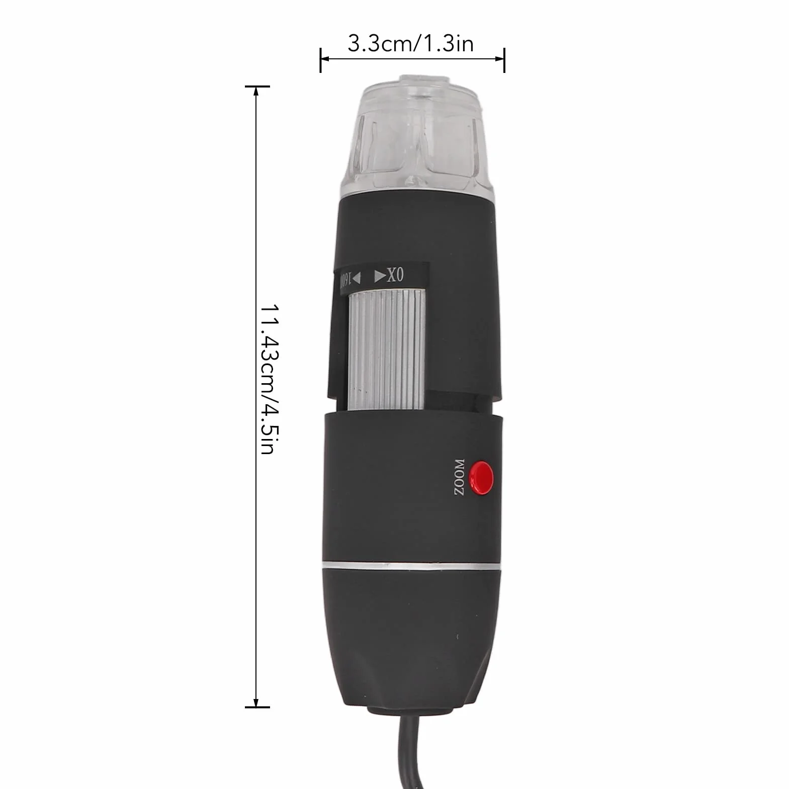 Cyfrowy Mikroskop USB, USB Typu C Micro USB 3 w 1 1600X Powiększenie Endoskop Kamera, 8 LED Regulowany, Cyfrowy Lupa, dla Przemysłowych, Moduł Telekomunikacyjny