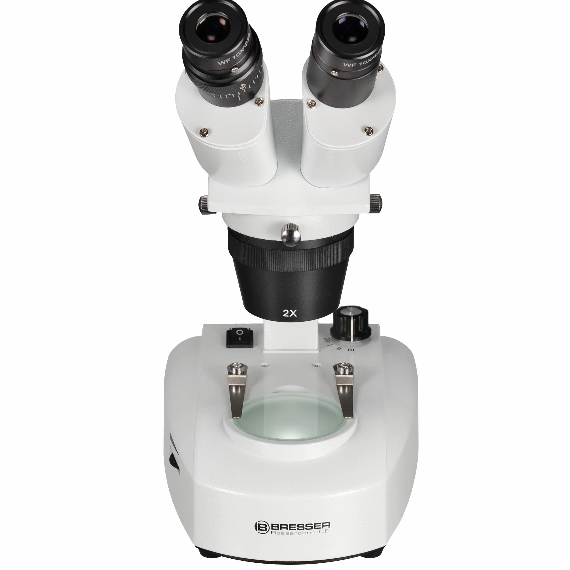 Bresser Mikroskop z oswietleniem padajacym Researcher ICD LED 20x-80x