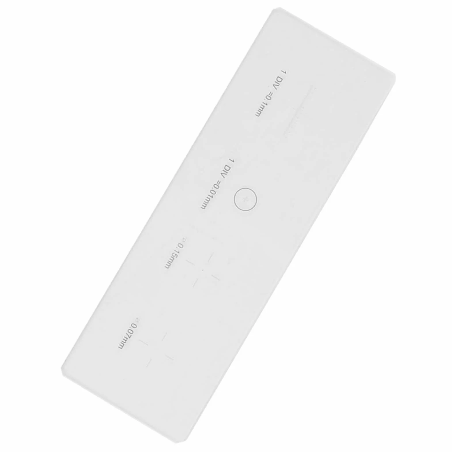 Obiektyw Mikroskopu Szkiełko do Kalibracji Mikrometru Szkło 0,01 Mm, do Mikroskopów, Szkło Optyczne, Przezroczyste, 76 * 26 Mm, 1 * Szkiełko do Kalibracji Mikrometru