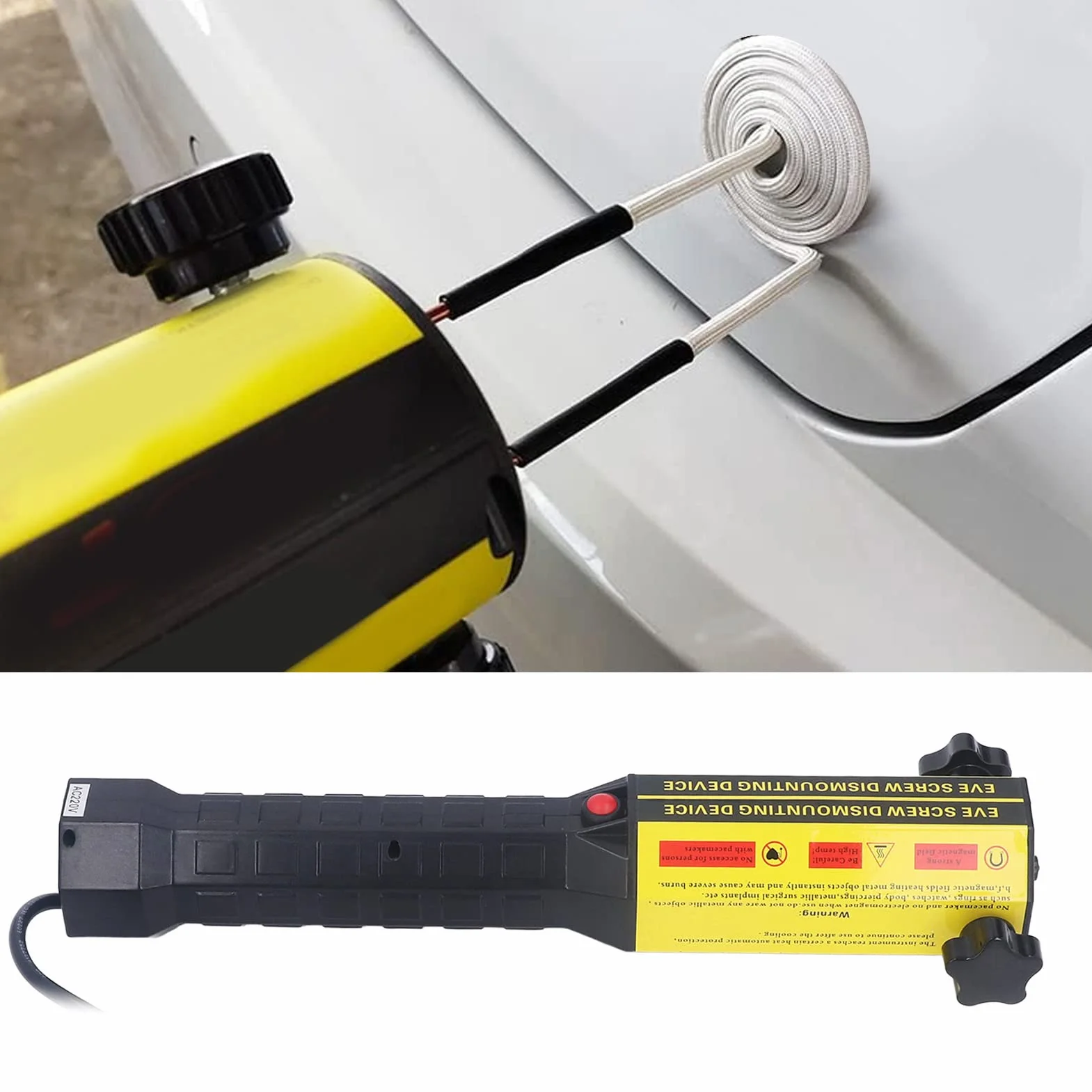 10 Cewek Magnetyczna Nagrzewnica Indukcyjna Wentylator Chłodzący i Ochrona Przed Przegrzaniem Elektromagnetyczna Nagrzewnica Indukcyjna ze światłem LED