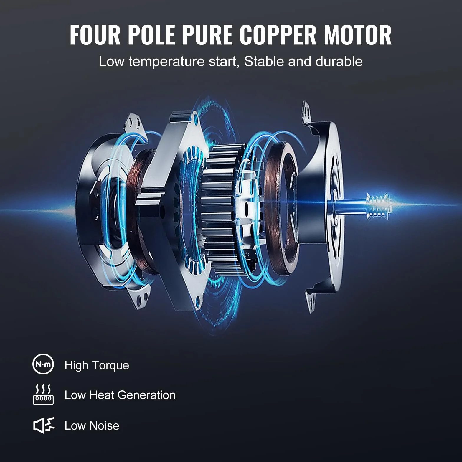 VEVOR 1/4 HP HVAC pompa próżniowa zestaw manometrów, 4 pompy podciśnieniowe CFM z wężem