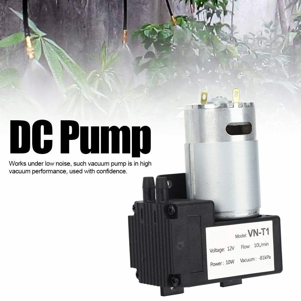 YWBL-WH pompa próżniowa DC 12V/24V Mini, 10L/min cicha sprężarka powietrza VN-T1((DC12V)), różne pompy i akcesoria