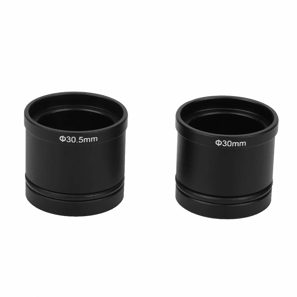 Adapter do mikroskopu 0,5 × zestaw adapterów obiektywu z mocowaniem C, porty 23,2 mm, 30 mm i 30,5 mm do kamery CCD i okularu cyfrowego