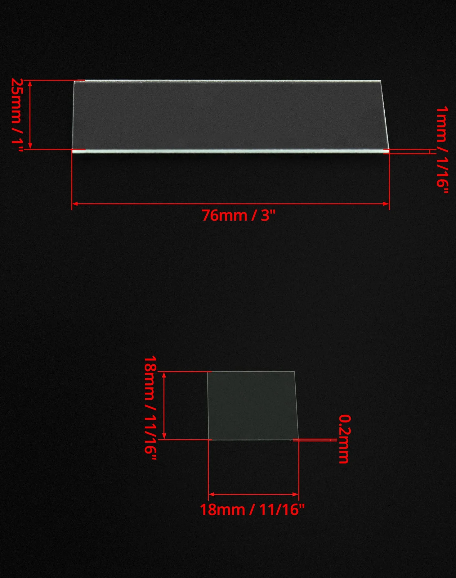 QWORK® 50 szkiełek 76x26mm i 100 szkiełek nakrywkowych 18x18mm, oszronione krawędzie