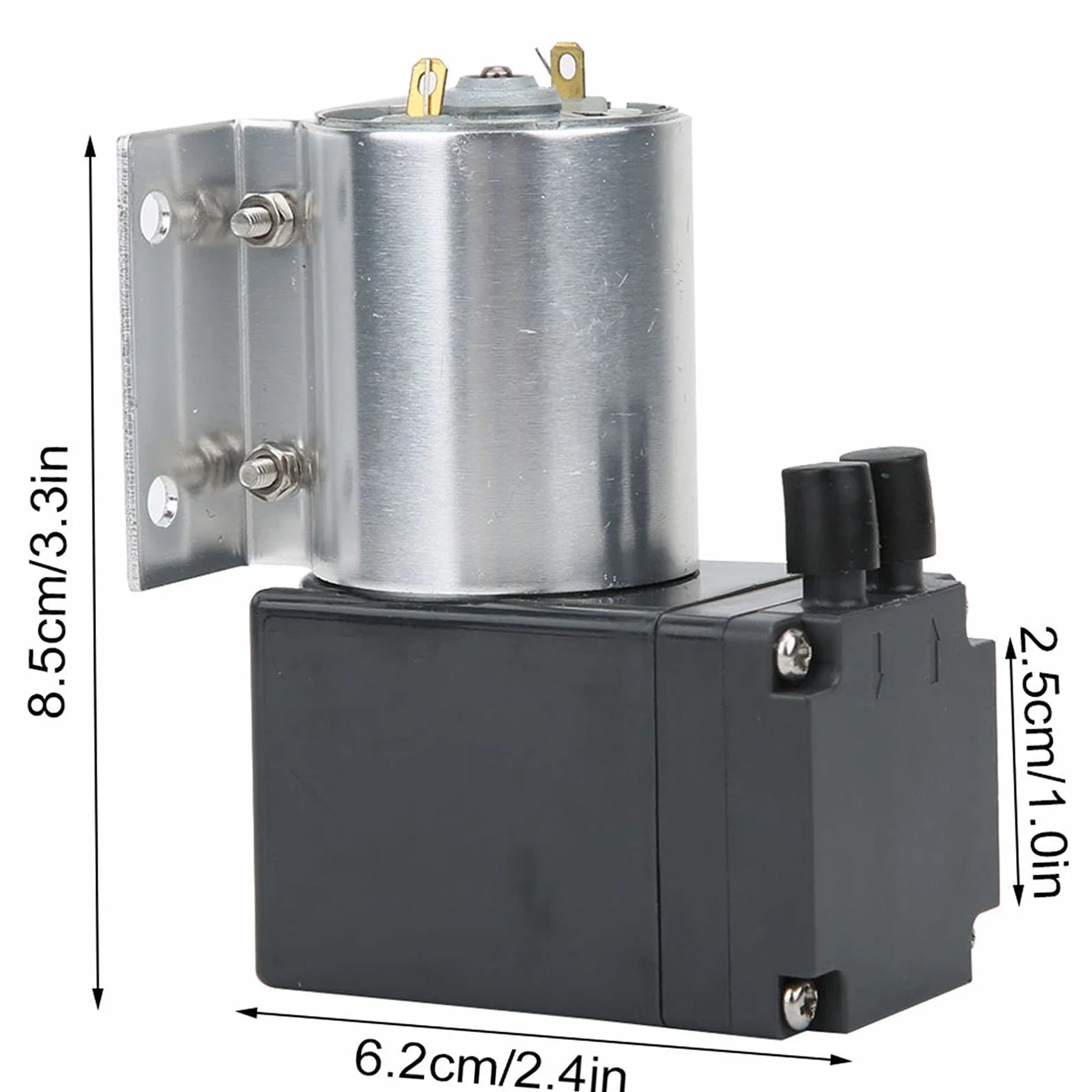 Pompa Próżniowa, Pompa Próżniowa, Elektryczna Pompa Próżniowa Pompy Ssące ze Stojakiem -80 KPa 10 W DC24 V/DC12 V 15L/min (DC12V)