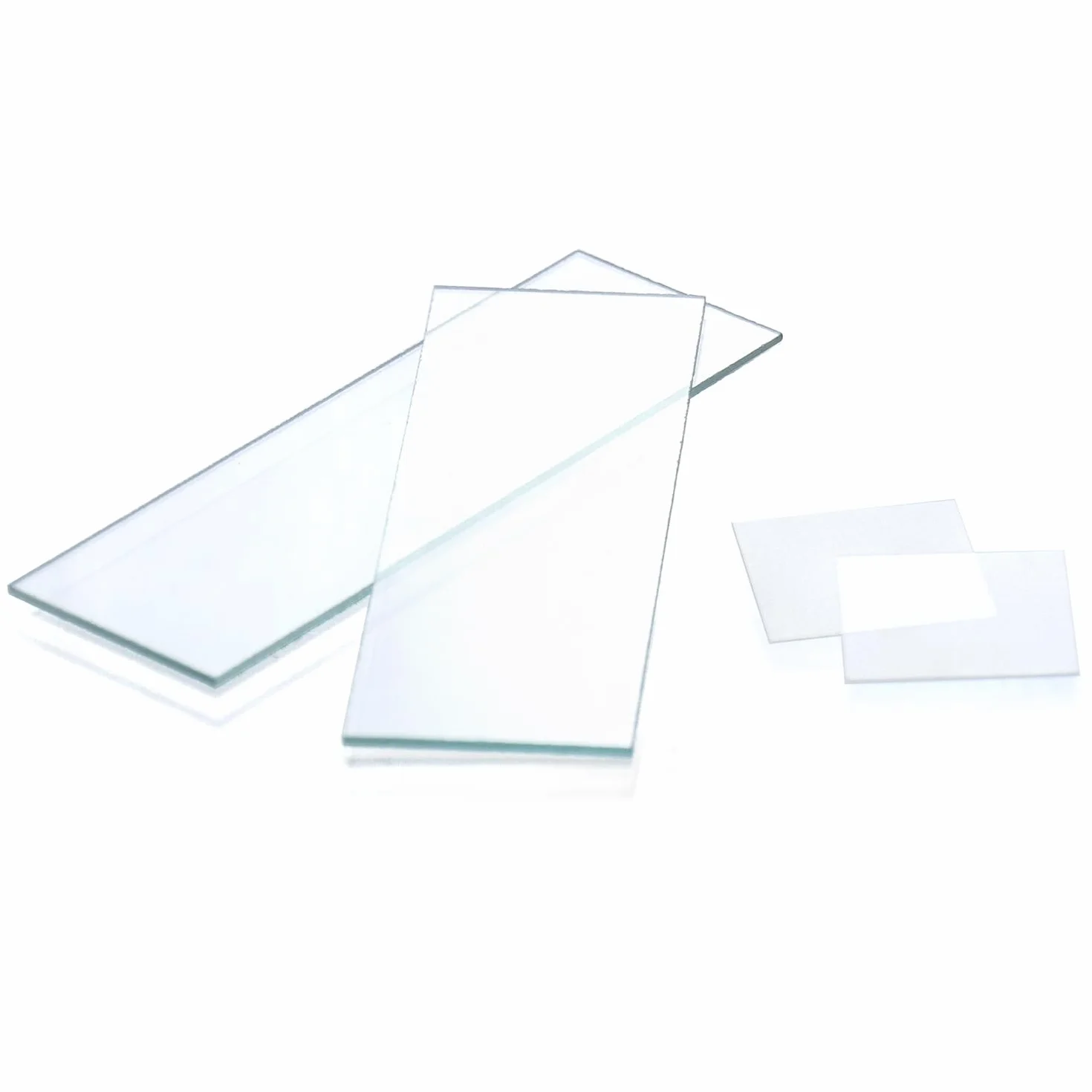 QWORK® 100 szkiełek na obiekty 76x26mm i 200 szkieł osłonowych 18x18 mm, matowe krawędzie
