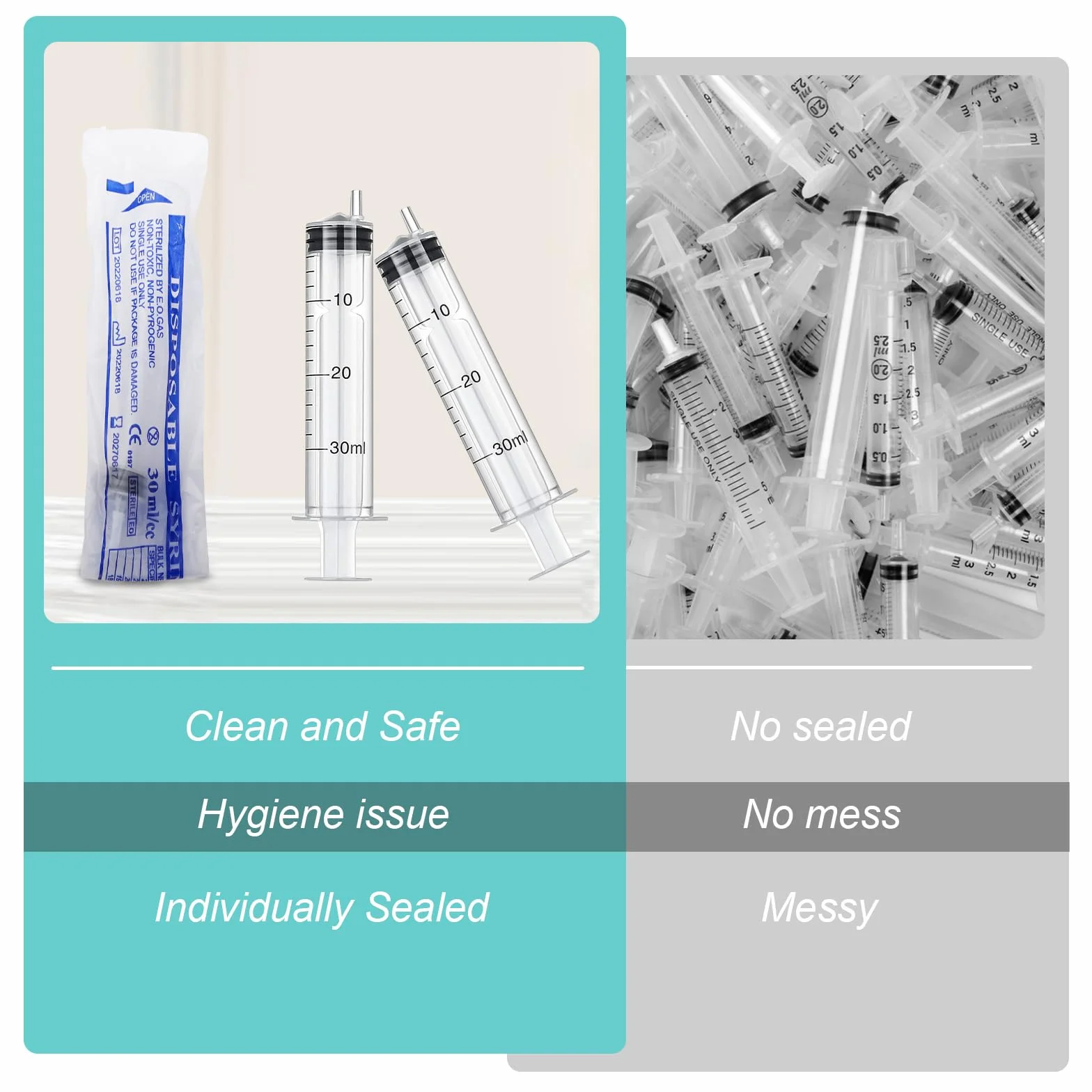 10 sztuk strzykawek po 30 ml, sterylne strzykawki z plastikową pokrywą, strzykawki z tworzywa sztucznego do oleju hamulcowego, wielokrotnego użytku, do karmienia małych zwierząt domowych, oleju