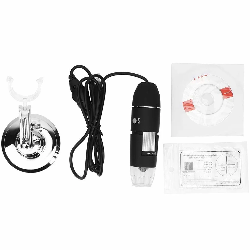 Ausla Mikroskop elektronowy, S4T-30W-D, 1600X LED, cyfrowy mikroskop HD, ręczny mikroskop z uchwytem
