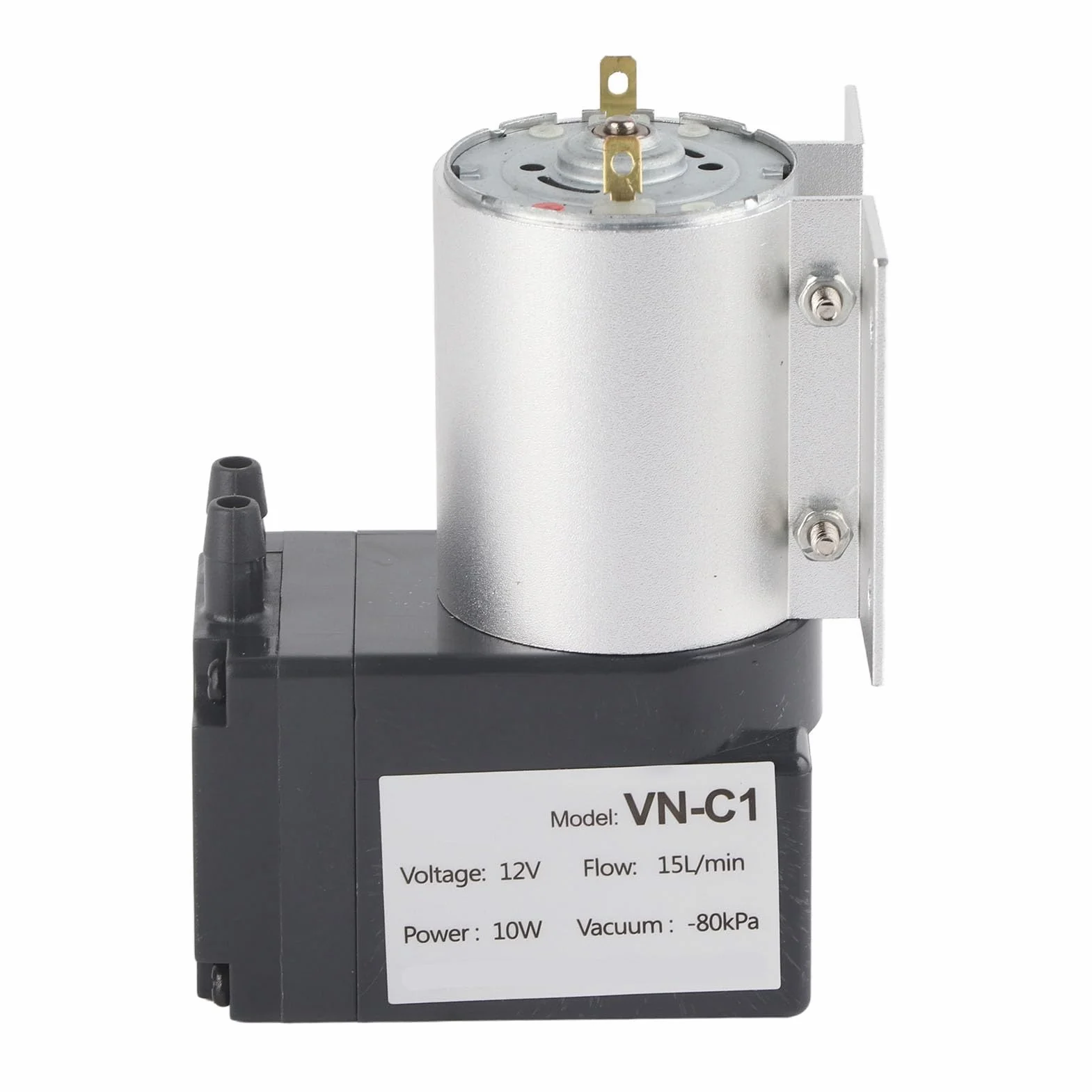 Pompa Próżniowa, Mikropompa 80KPa 10W DC12V/24V, Podciśnieniowa Pompa Ssąca z podstawą 8,5X6,2X2,5 Cm (DC12V)
