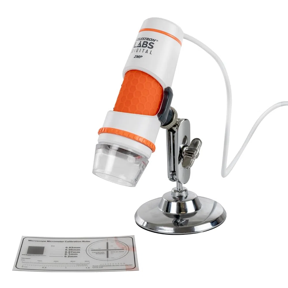 Celestron Deluxe Capture Your Discoveries 44302-C cyfrowy mikroskop ręczny, szary