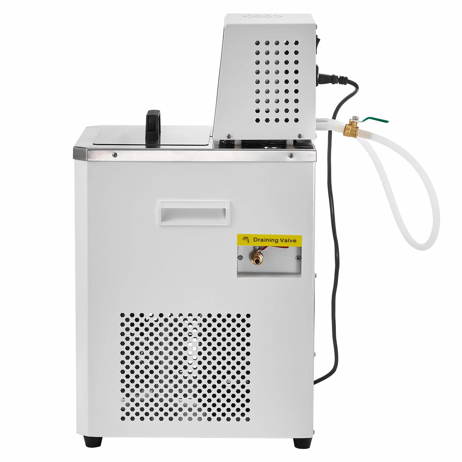 VEVOR Chłodnica laboratoryjna 6L ze stali nierdzewnej laboratoryjna pompa cyrkulacyjna -20~100 ° C chłodzony wodą cyrkulacyjny wyświetlacz LCD do biotechnologii, analizy chemiczne