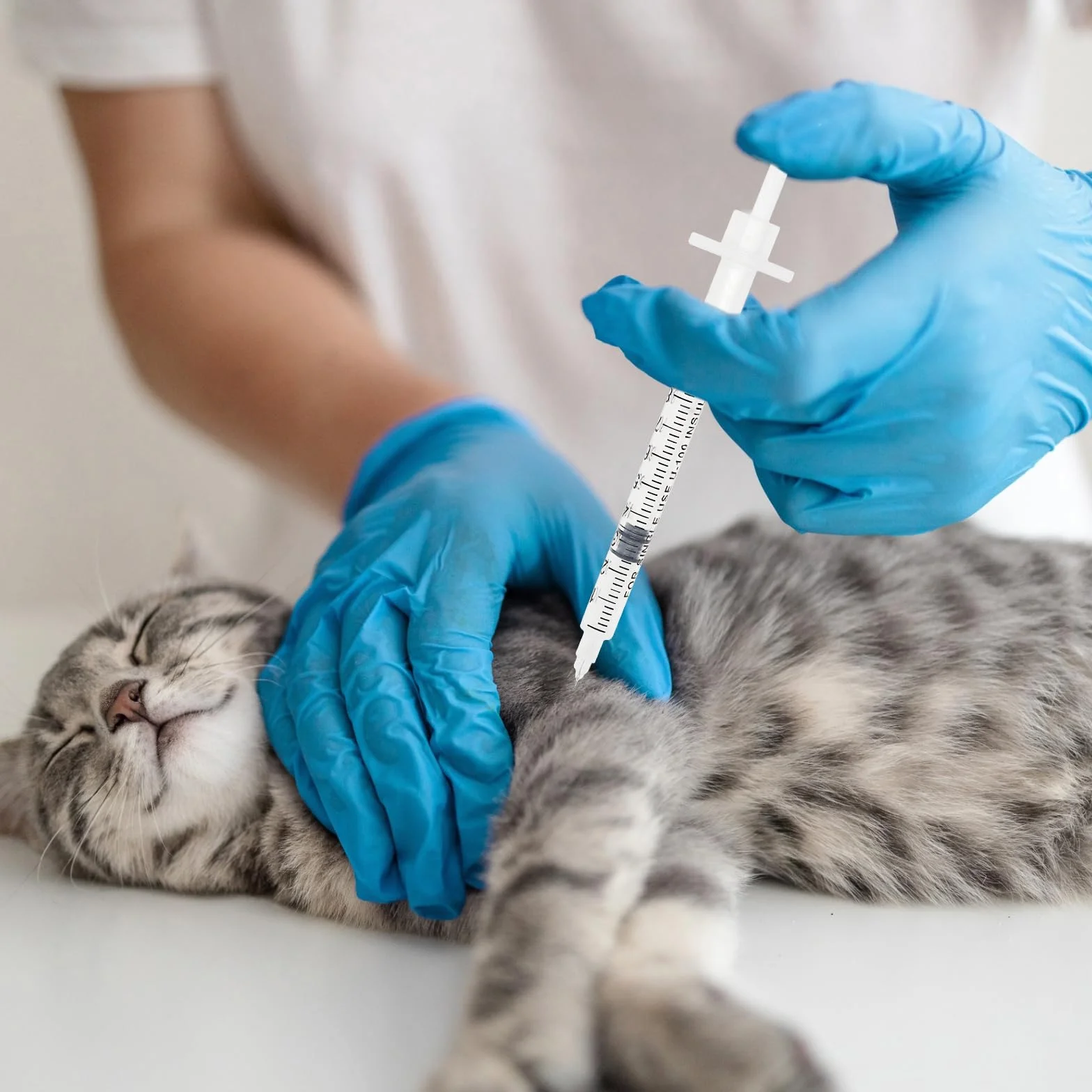20 sztuk strzykawek 1 ml/cc, akcesoria laboratoryjne z głowicą, pakowane pojedynczo, plastikowe strzykawki, uniwersalne narzędzia pomiarowe, strzykawka do karmienia zwierząt domowych, nawadniania