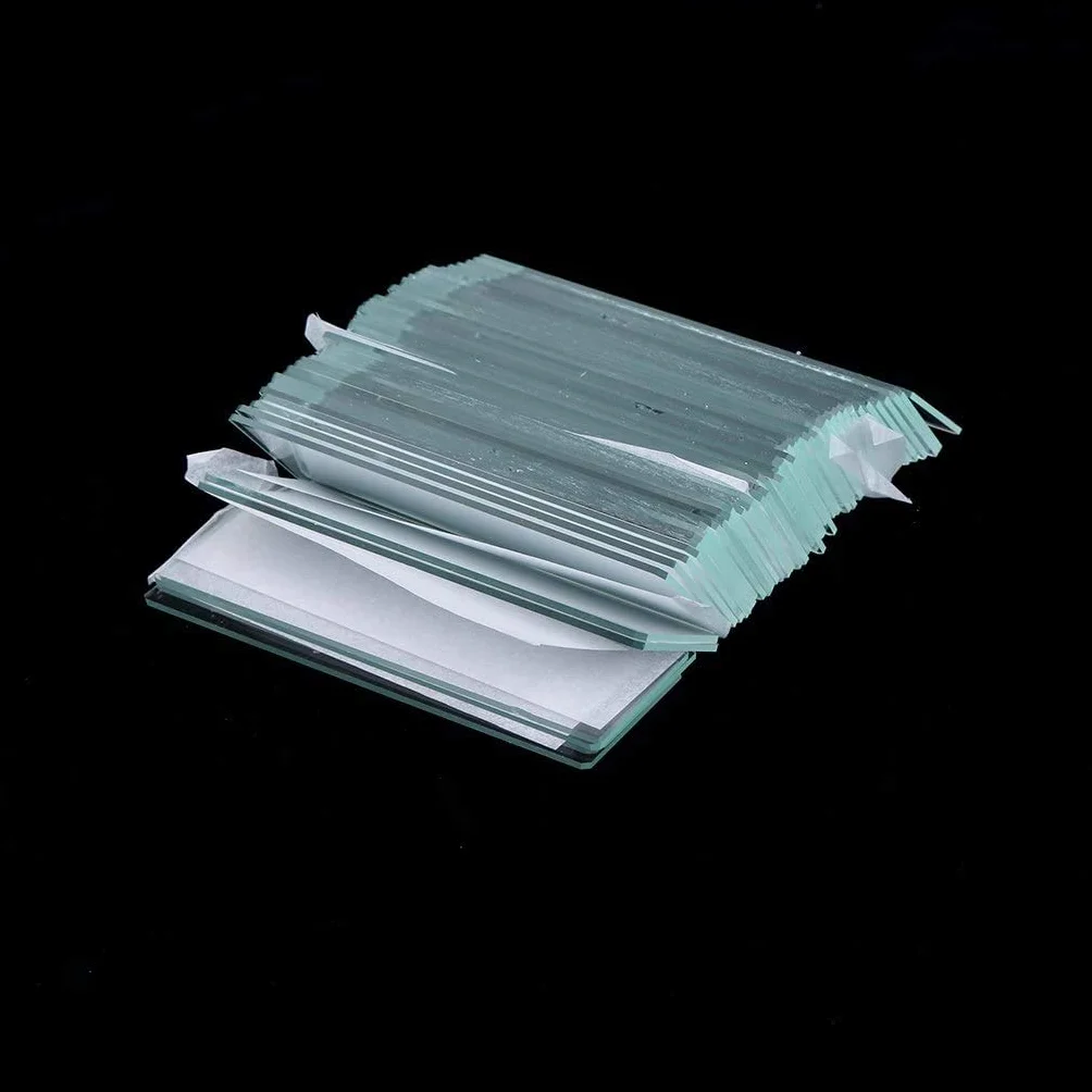 Micro Cover Slips Square Microscope Glass Slide Sprzęt laboratoryjny 75 x 25 mm 50 szt