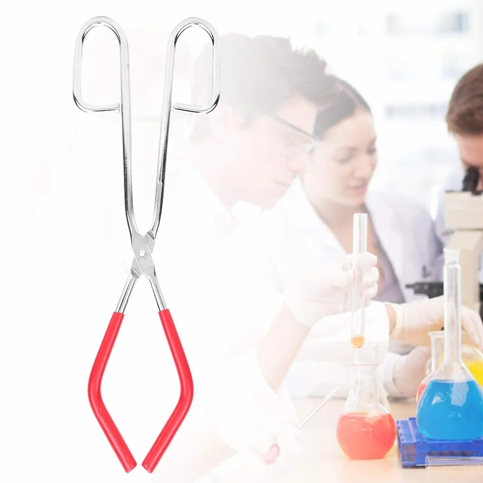 25 cm szczypce laboratoryjne do zlewki gumowe końcówki do odmierzania płynów for laboratoria