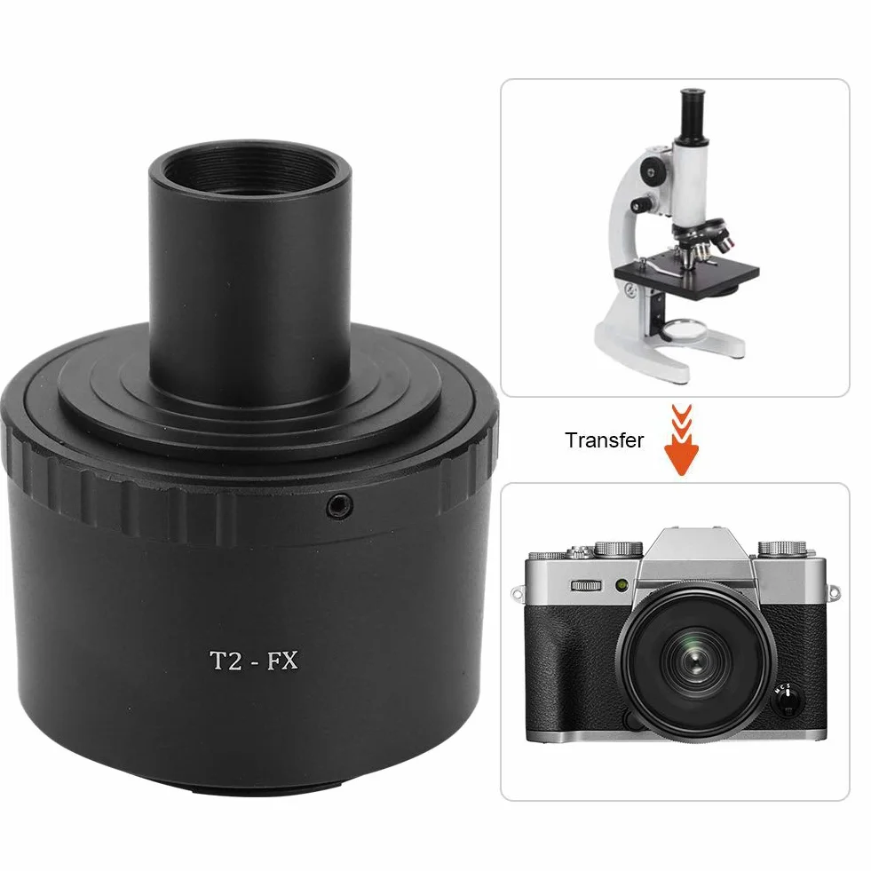 Tbest Adapter do Mikroskopu 23,2mm Fuji FX Adapter do Mikroskopu 23,2mm Fuji FX Inne Akcesoria do Teleskopów T2FX Metalowy pierścień Adaptera do Mikroskopu z Mocowaniem T 23,2mm do
